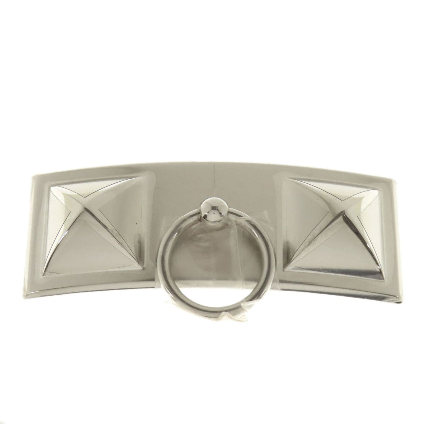 Hermes Rival Vermilion Rose Silver Hardware Belt Swift Epson