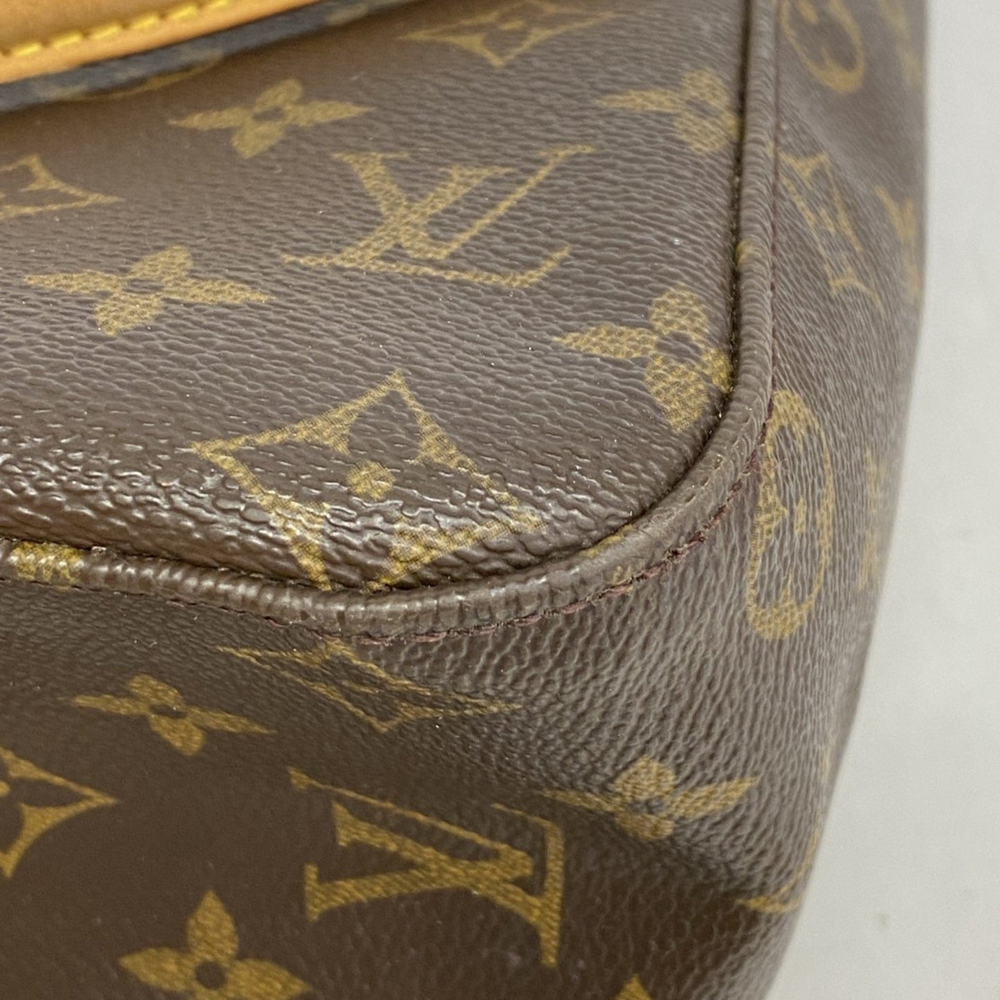Louis Vuitton Monogram Looping Gm Shoulder Bag M51145 Brown