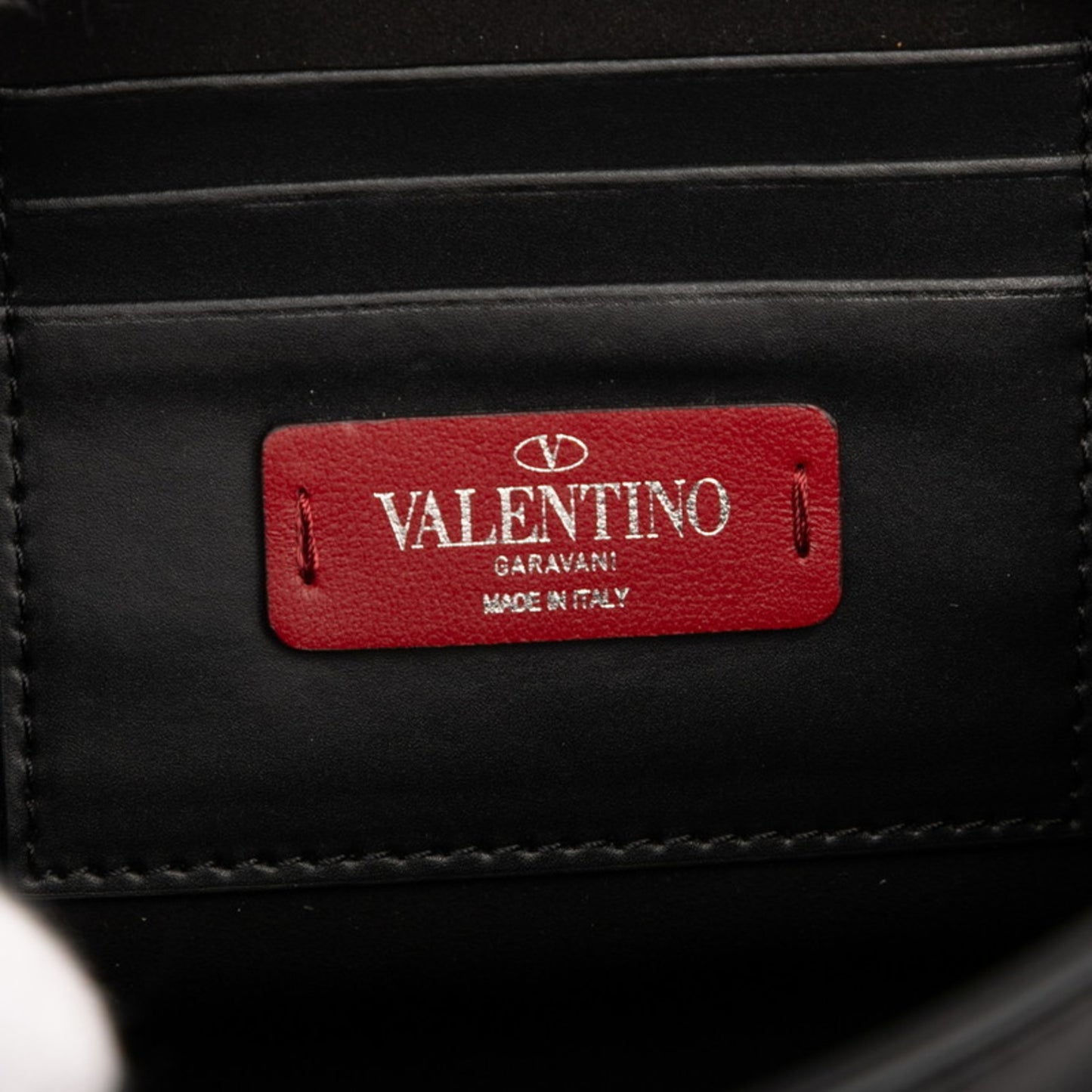 Valentino Vltn Logo Shoulder Bag In Black