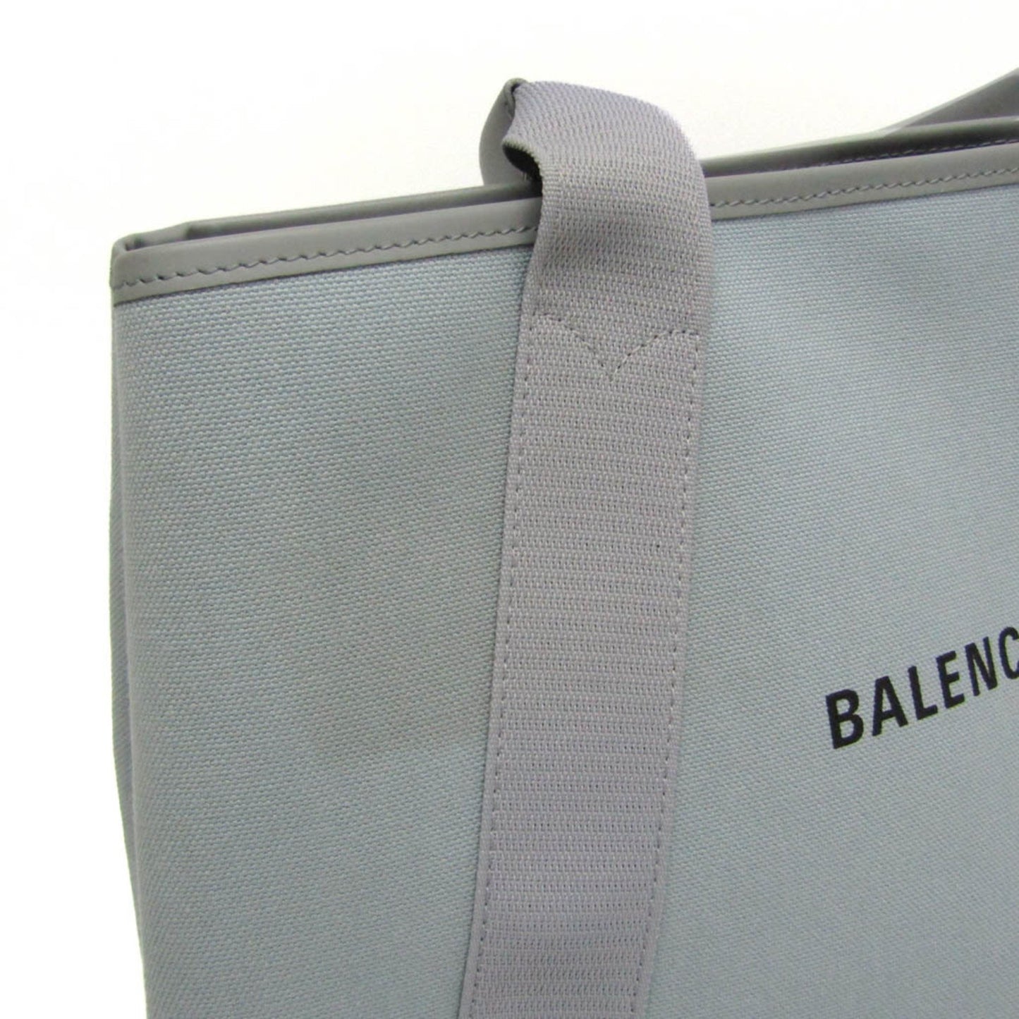 Balenciaga Navy Cabas M 581292 Women'S Leather