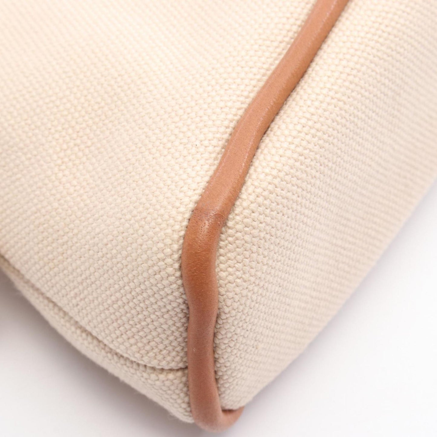 Hermes Herms Bolide Pouch 15 Mini Bag Canvas Leather