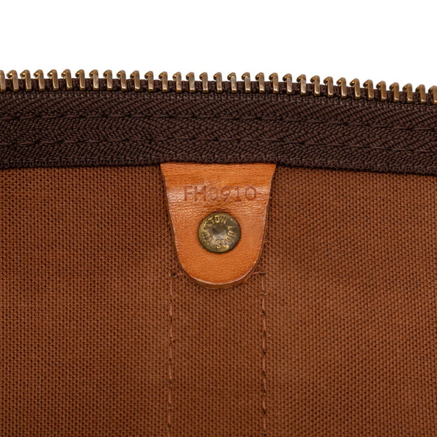 Louis Vuitton Monogram Keepall Bandouliere 60 Boston Bag/Travel Bag M41412 Brown Leather