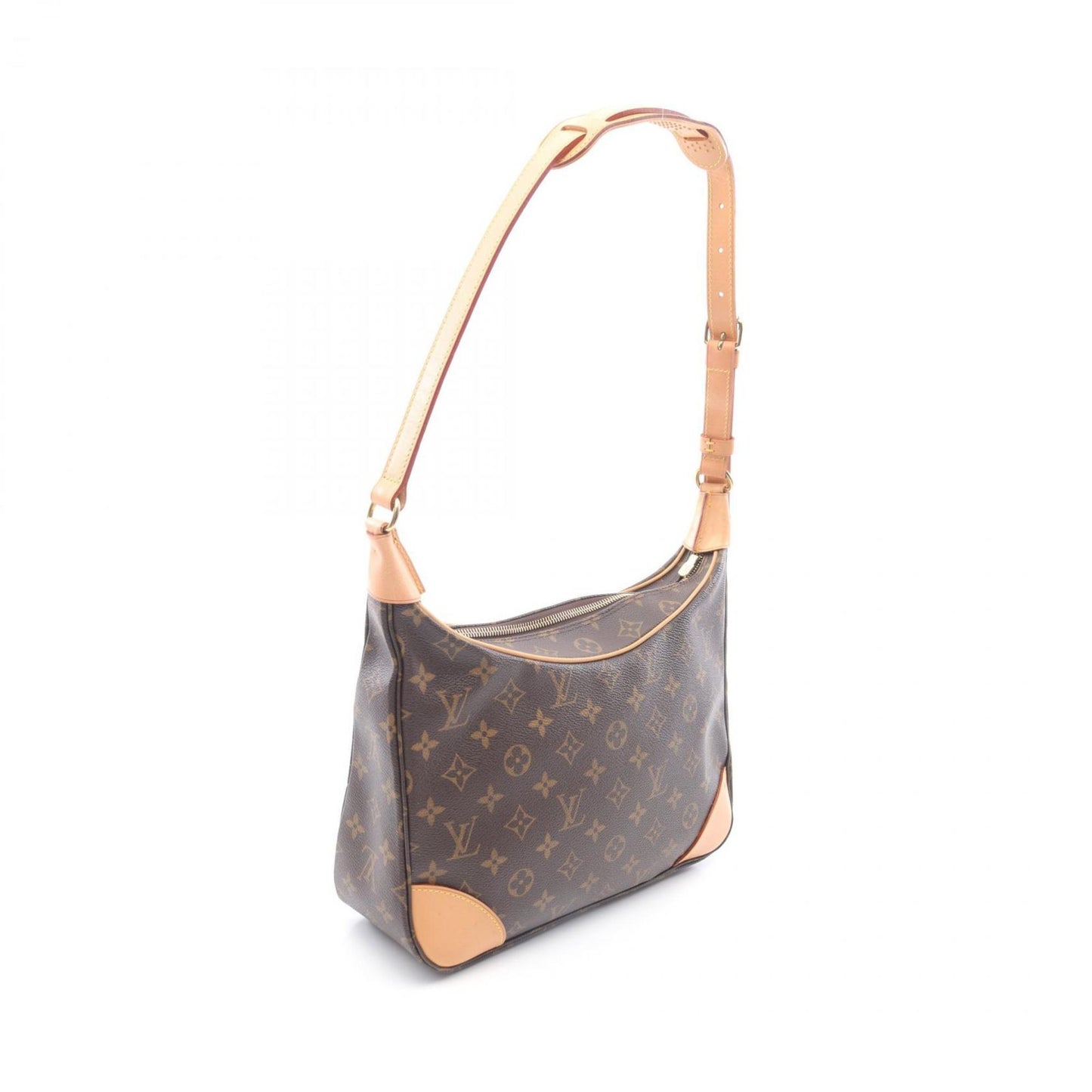 Louis Vuitton Boulogne Pm Monogram Shoulder Bag Coated Canvas Leather