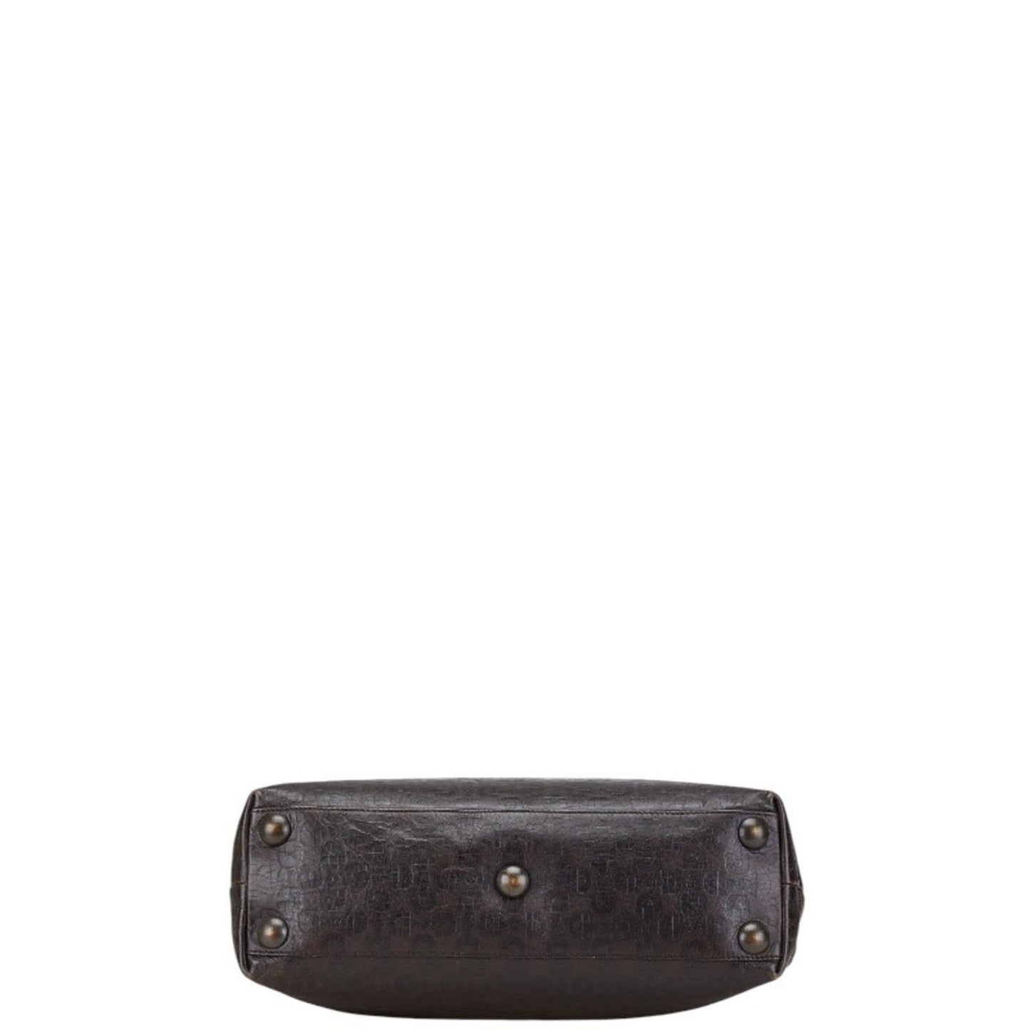 Gucci Horsebit Studded Tote Bag Shoulder 286304 Brown Leather