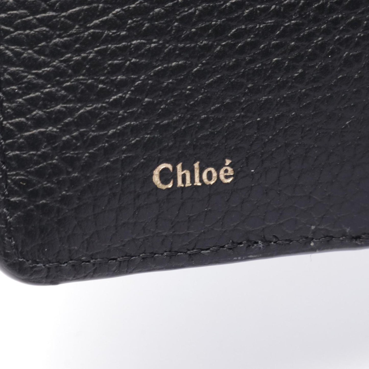 Chlo Chloe Marcie Small Trifold Wallet Tri-Fold Leather