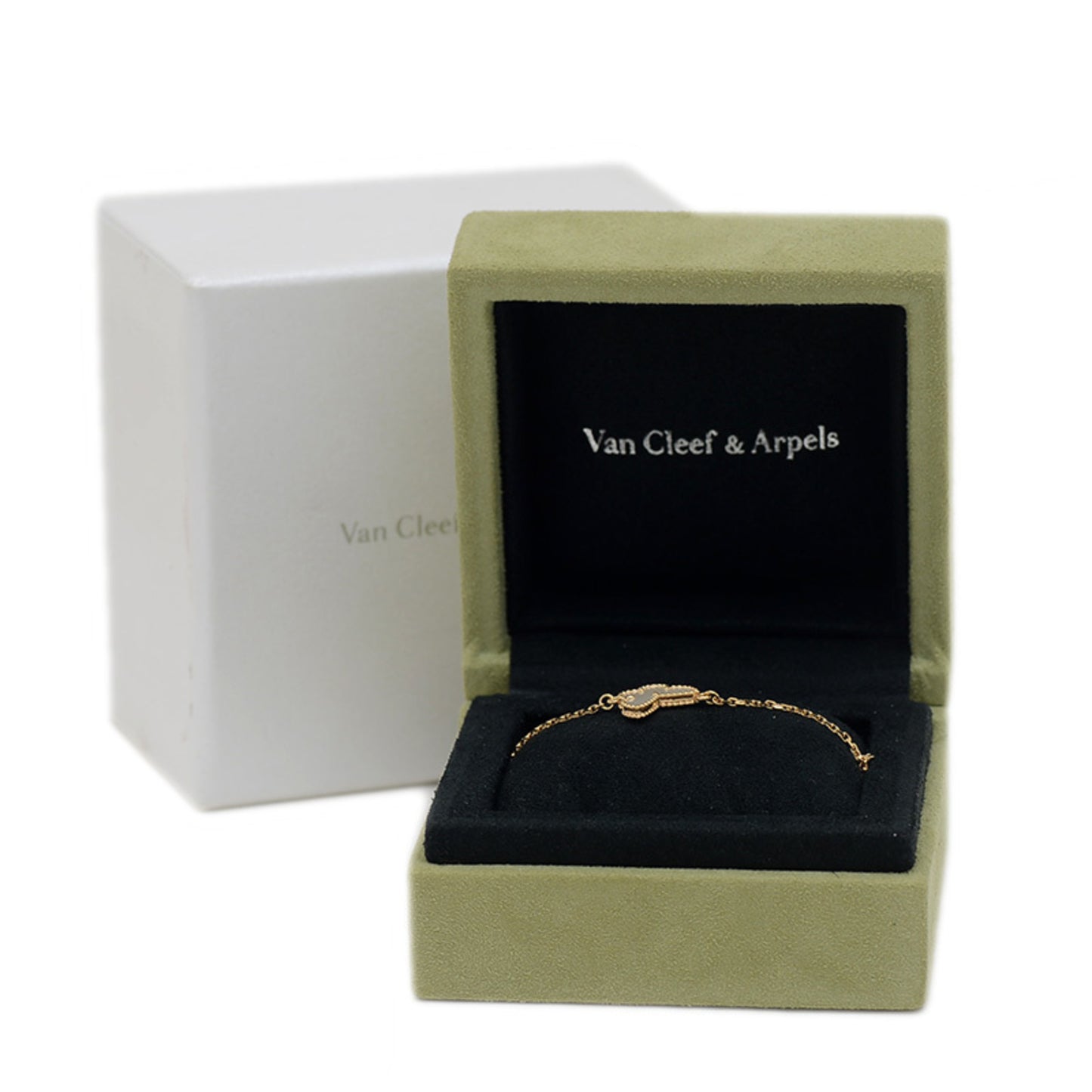 Van Cleef & Arpels Sweet Papillon Bracelet In 18K Yellow Gold