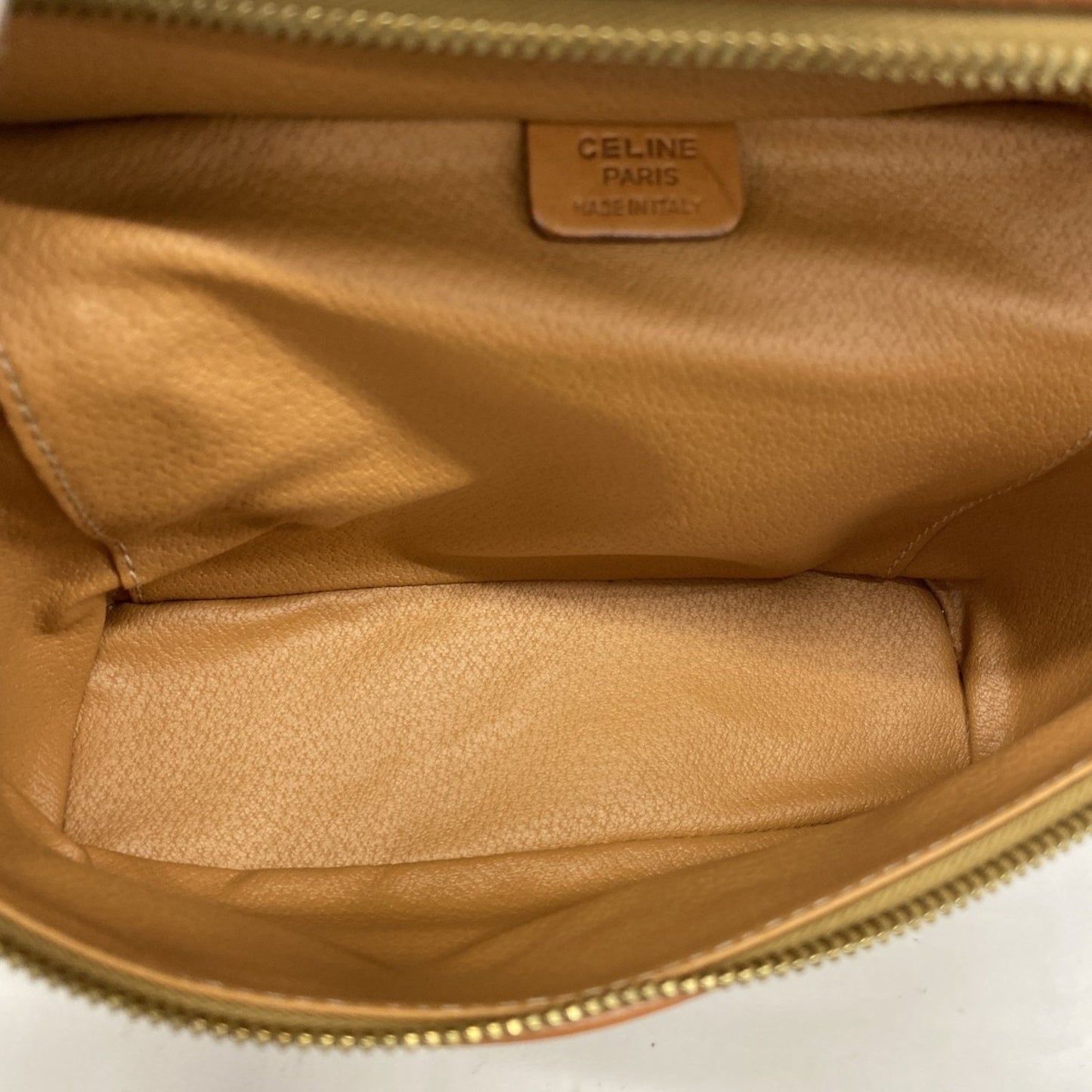 Celine Vanity Bag Macadam Beige Light Brown