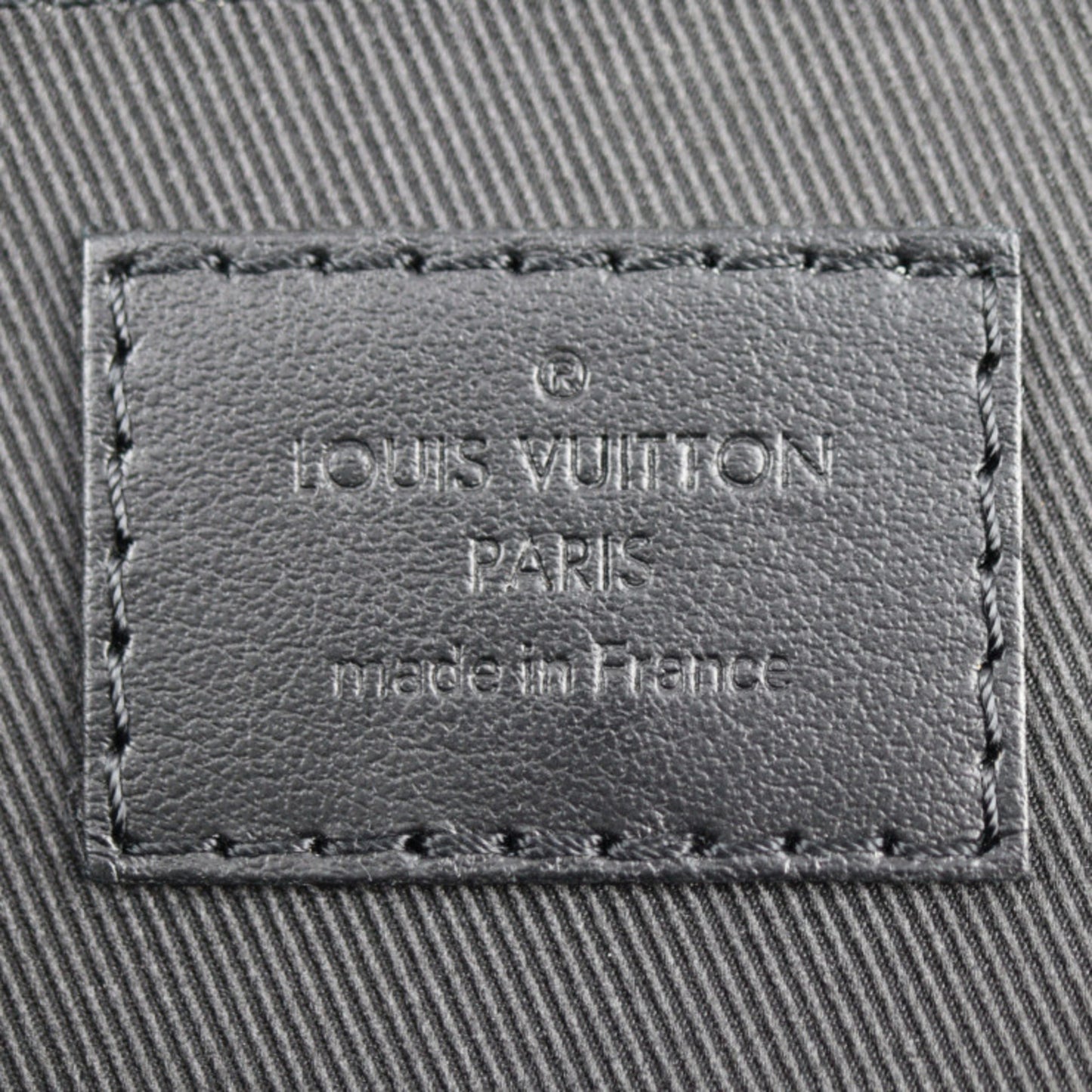 Louis Vuitton Etuit Voyage Second Bag M59479 Taurillon Leather Black Clutch Pouch Monogram L-Shaped