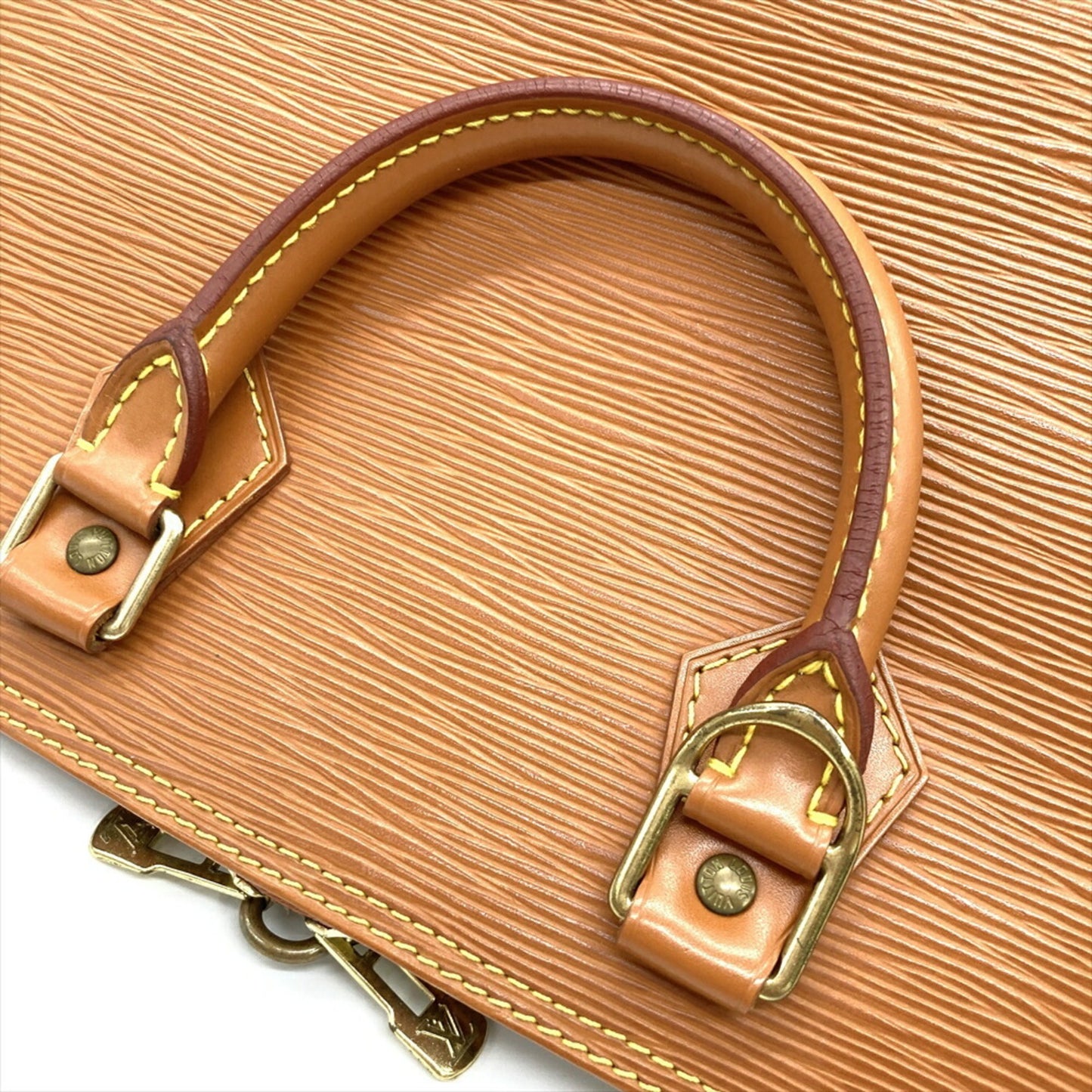 Louis Vuitton Epi Handbag M52143 Kenya Brown Mi0997