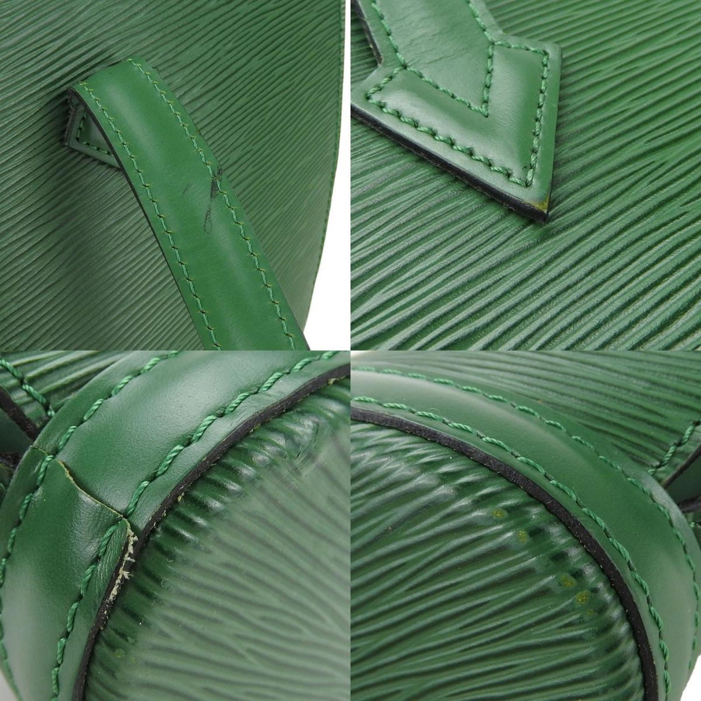 Louis Vuitton Handbag Saint Jacques M52274 Epi Leather Borneo Green