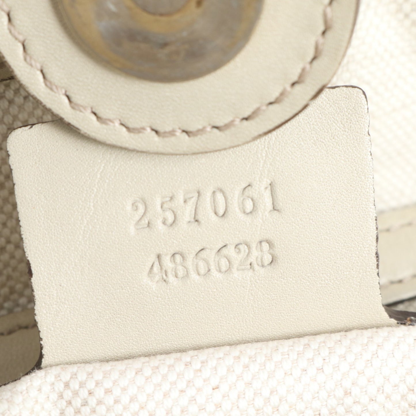 Gucci Gg Canvas Sherry Line Mayfair 257061 Leather Tote Bag