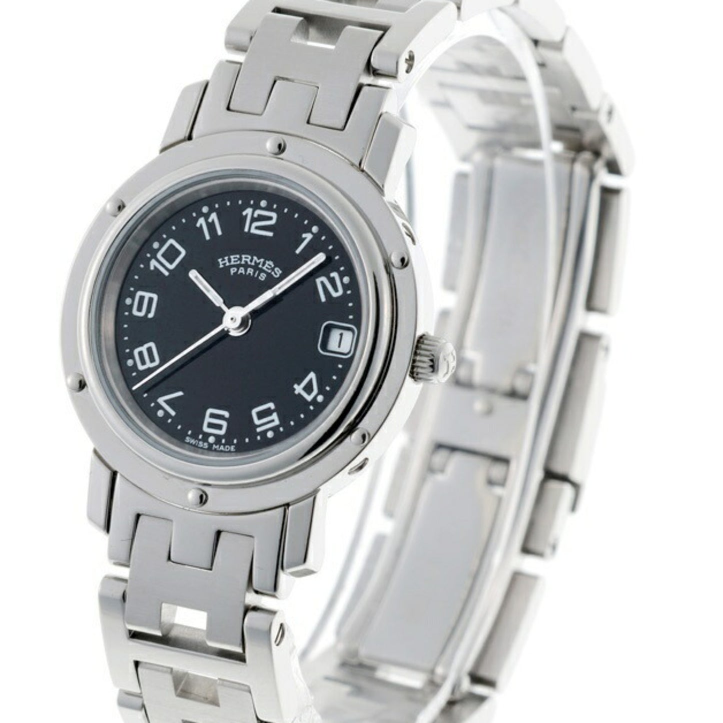 Hermes Clipper Cl4.210 Black Quartz A-157650