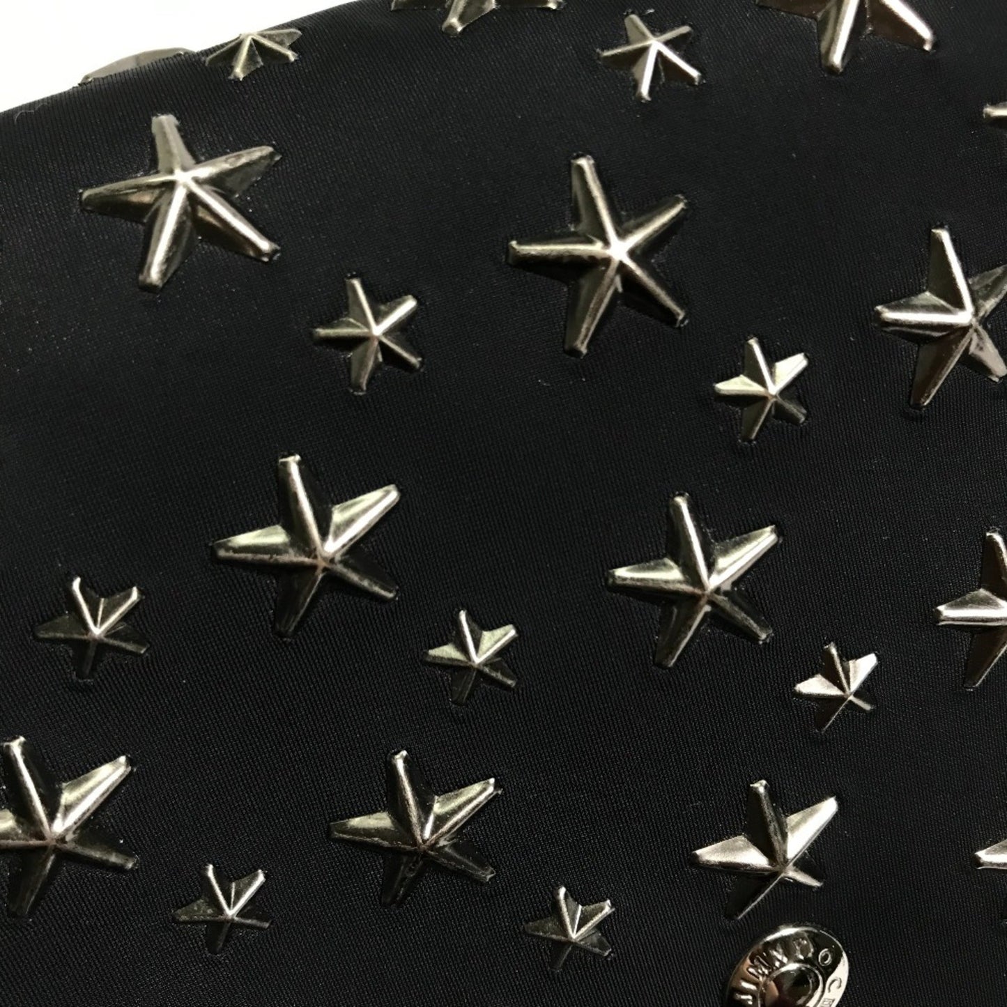 Jimmy Choo Star Studs Backpack Black X White
