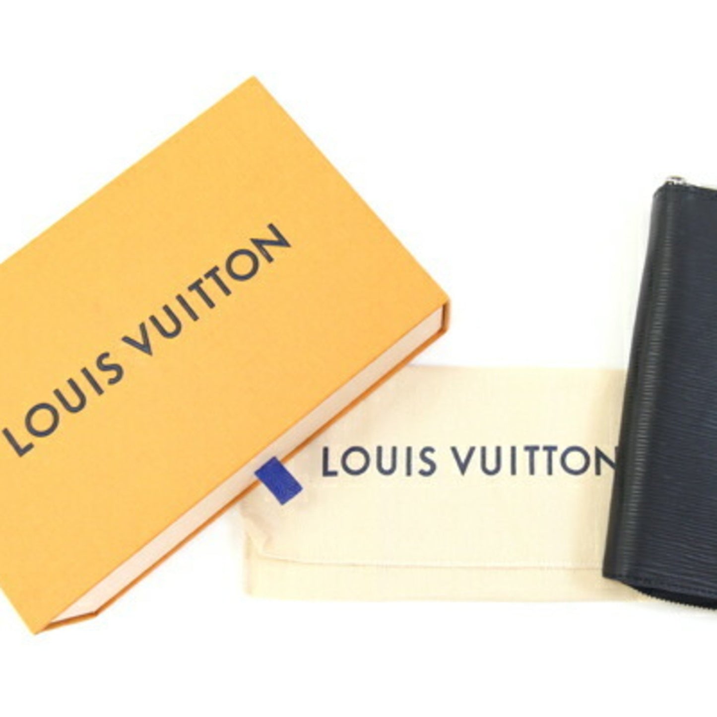 Louis Vuitton Epi Zippy Wallet Vertical M60965 Noir Black
