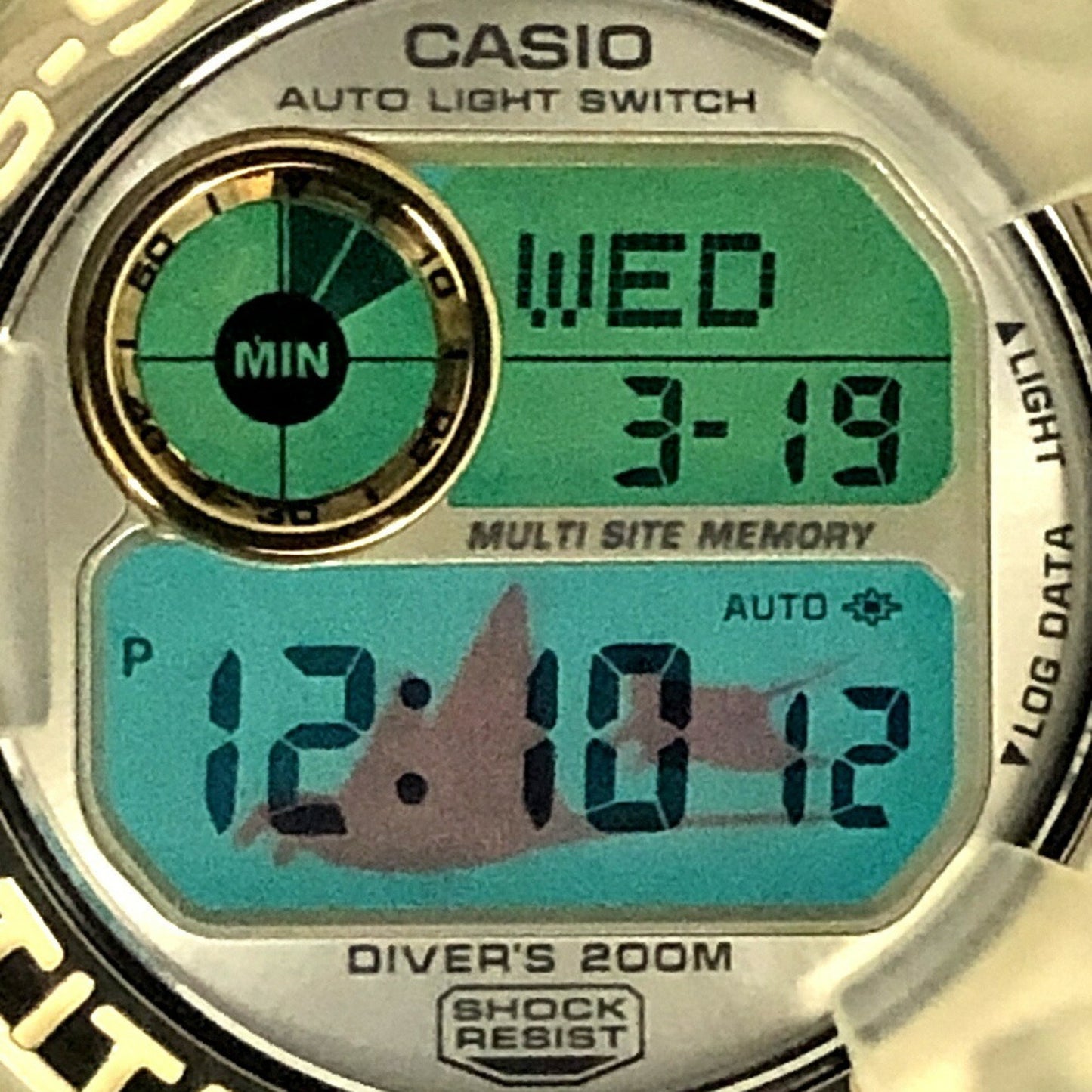 G-Shock Casio Watch Dw-9900Wc-9T Frogman Wccs White Skeleton Titanium Case Double Manta El Gold