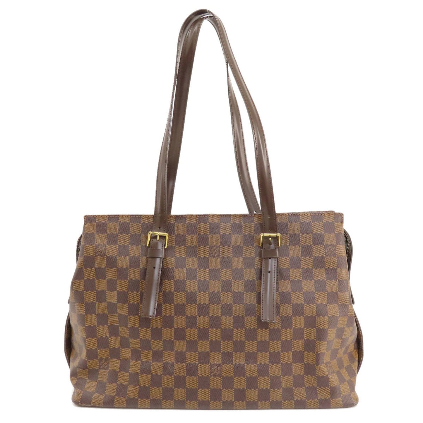 Louis Vuitton N51119 Chelsea Damier Ebene Tote Bag Canvas