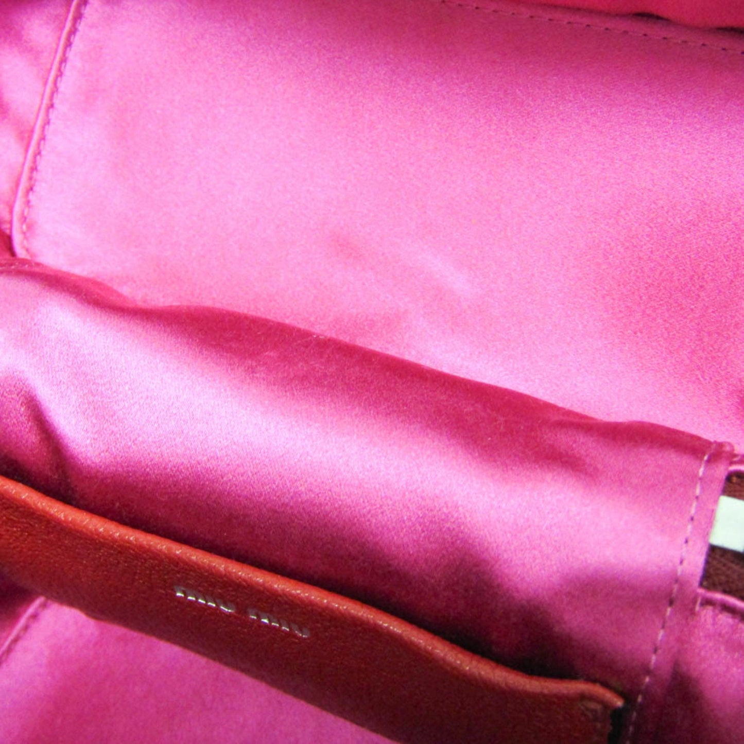 Miu Miu Madras Mini Vanity Bag 5Bh122 Women'S Leather Handbag