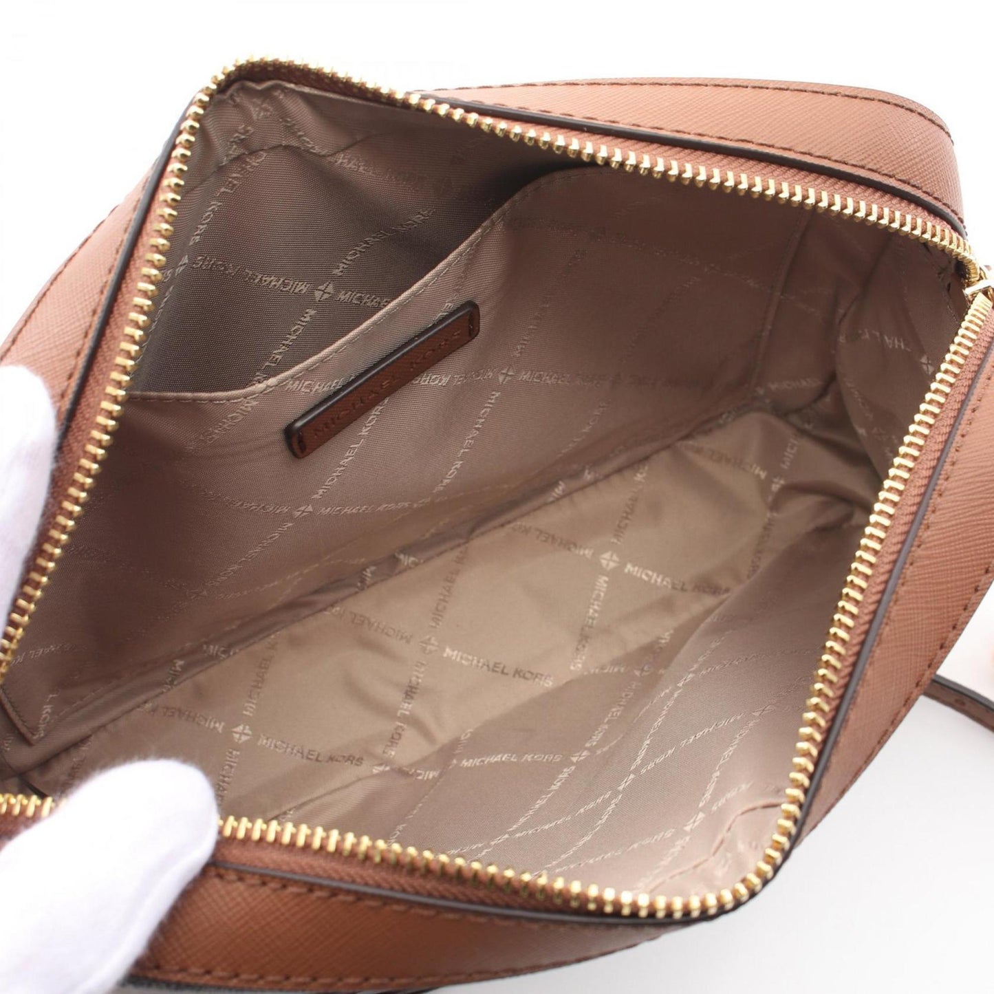 Michael Kors Jet Set Item Jet Set Shoulder Bag Coated Canvas Leather