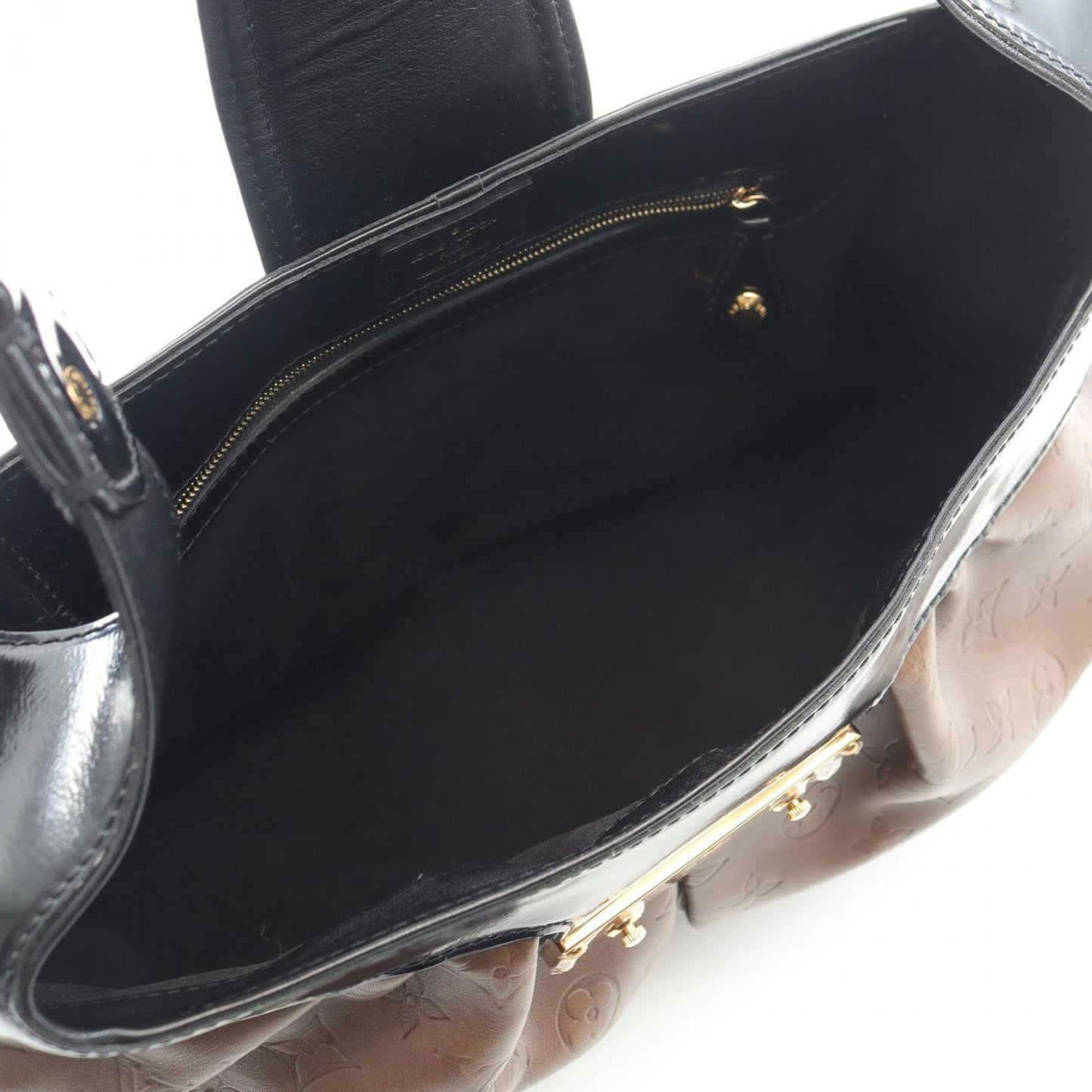 Louis Vuitton Bolly Shoulder Bag In Patent Leather With Monogram Embossing