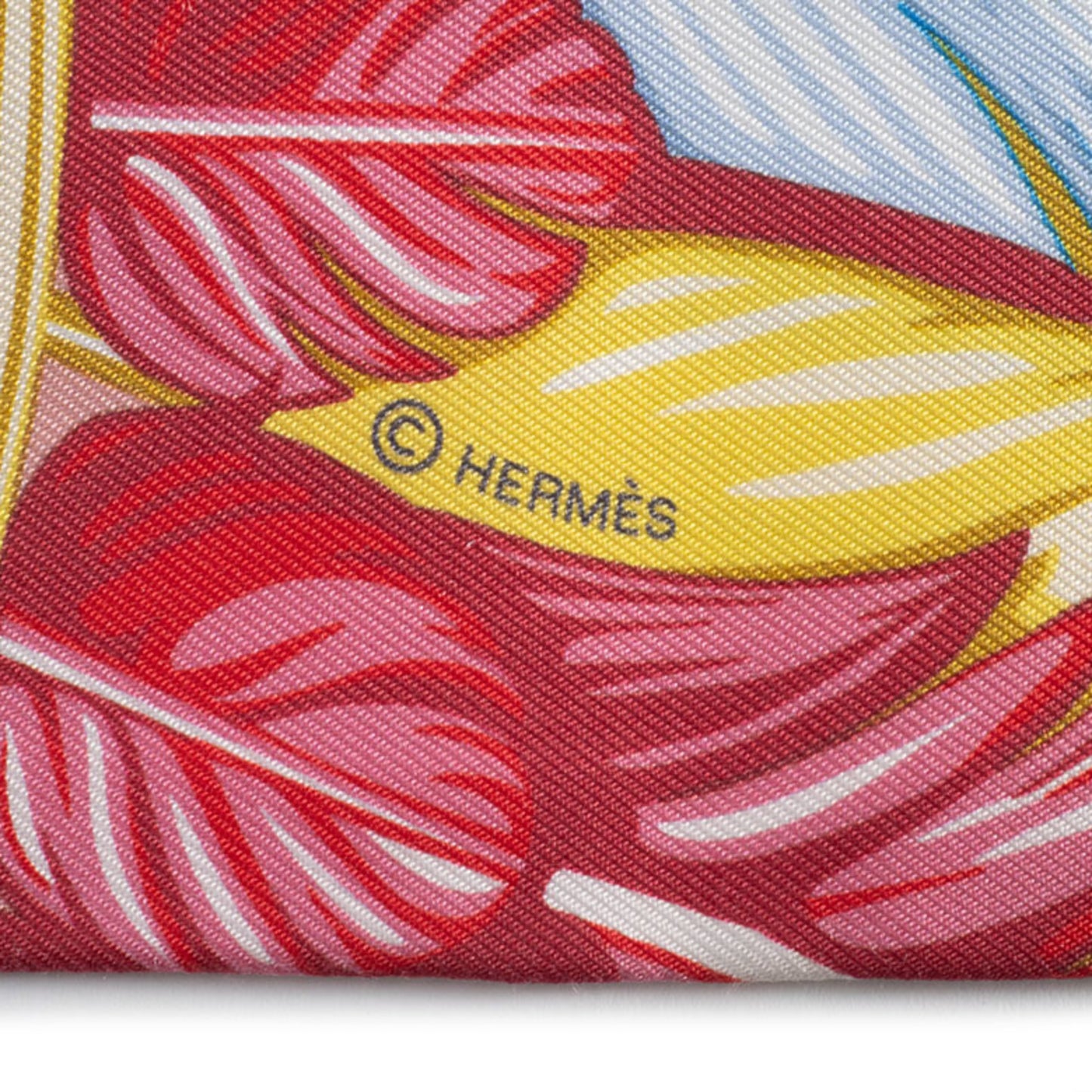 Hermes Herms Twilly Dance Pacific Silk Scarf