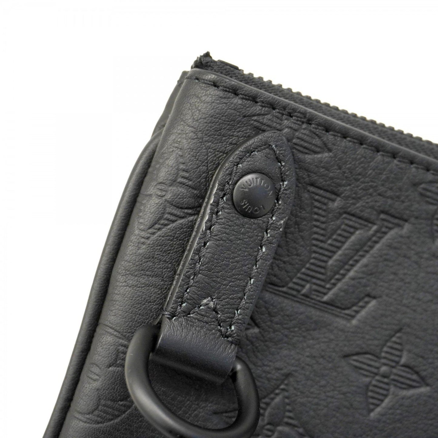 Louis Vuitton Monogram Shadow Trio Shoulder Bag M46602 Noir