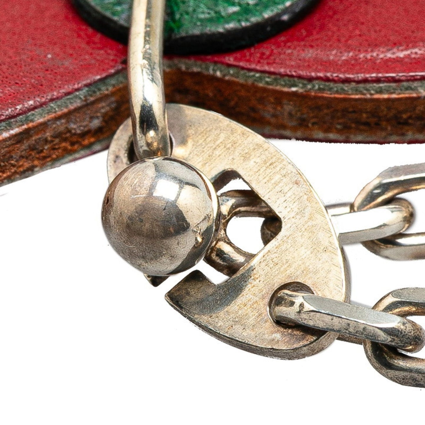 Hermes Apple Motif Charm In Silver