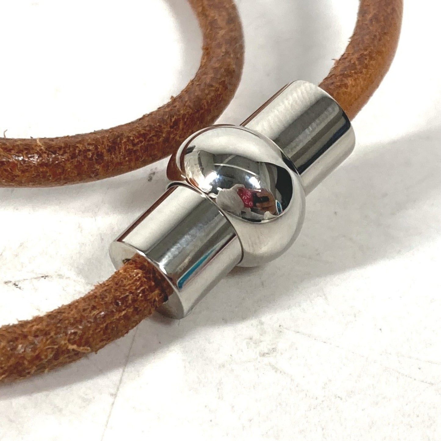 Hermes Hermes Double Bracelet Accessory Choker Leather