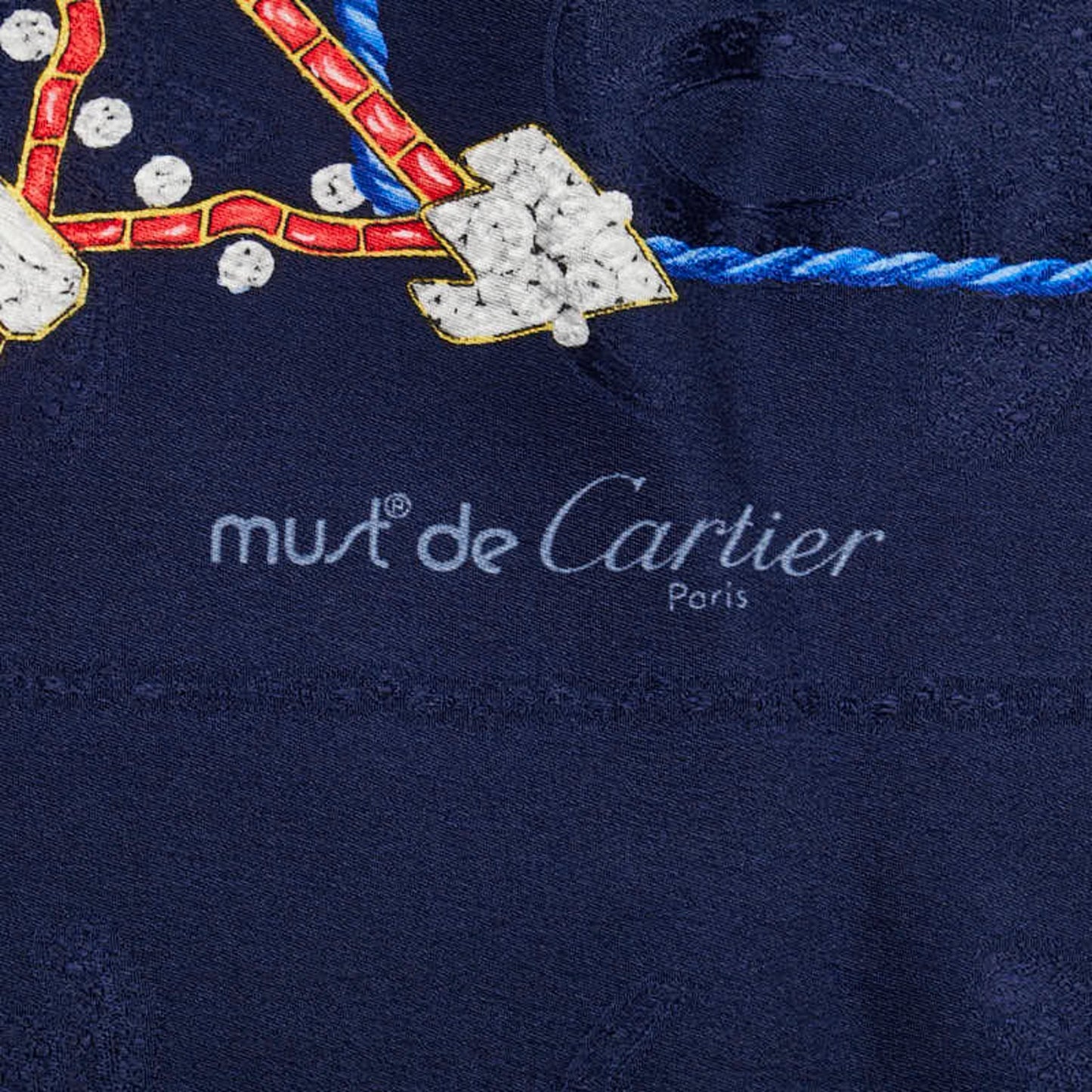 Cartier Must De Jeweled Scarf