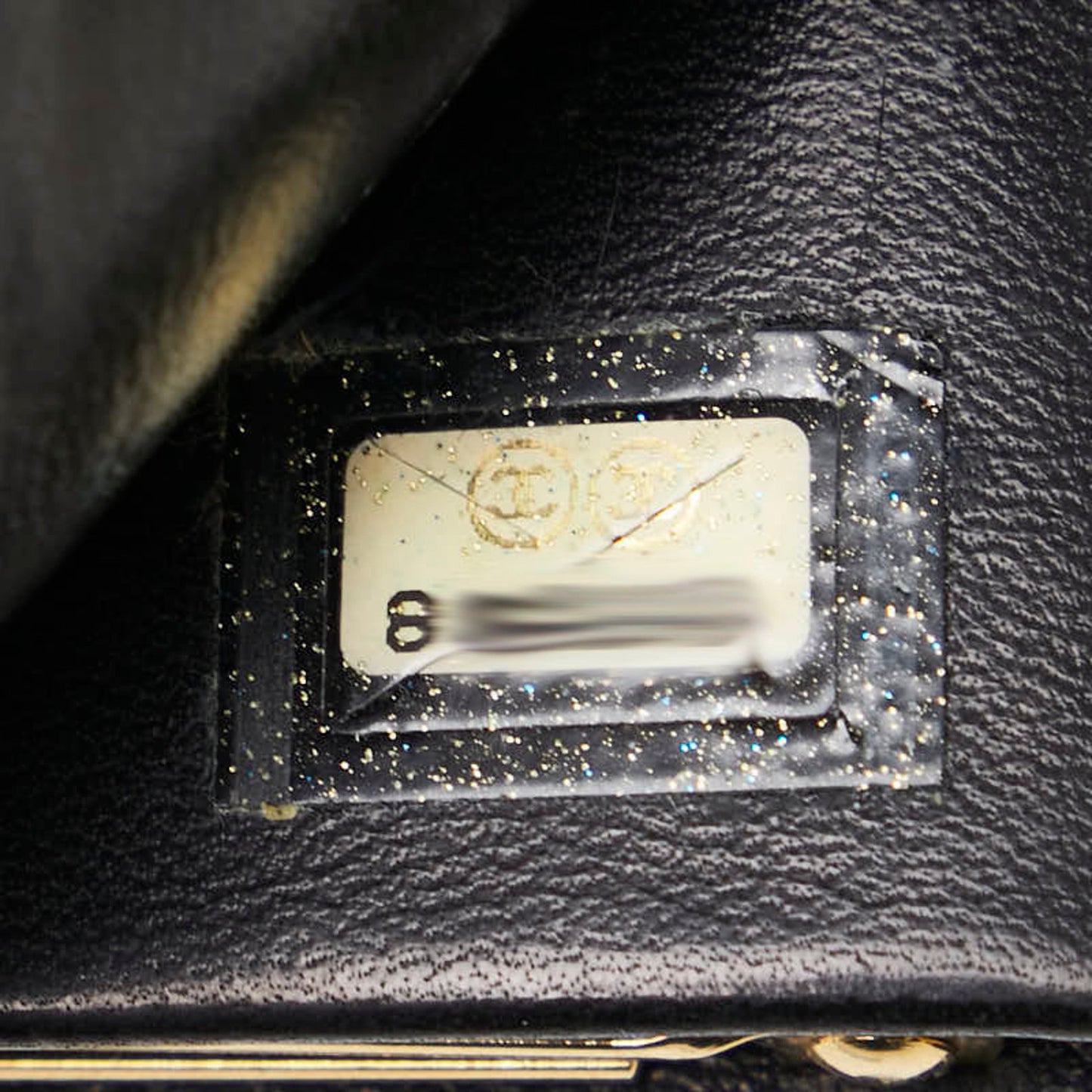 Chanel Coco Mark Long Wallet Black Caviar Skin