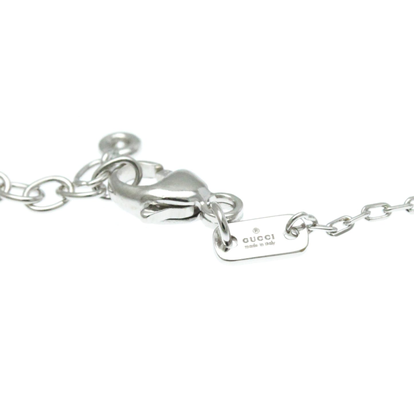 Gucci Gg Running Diamond Necklace White Gold (18K) Diamond Men