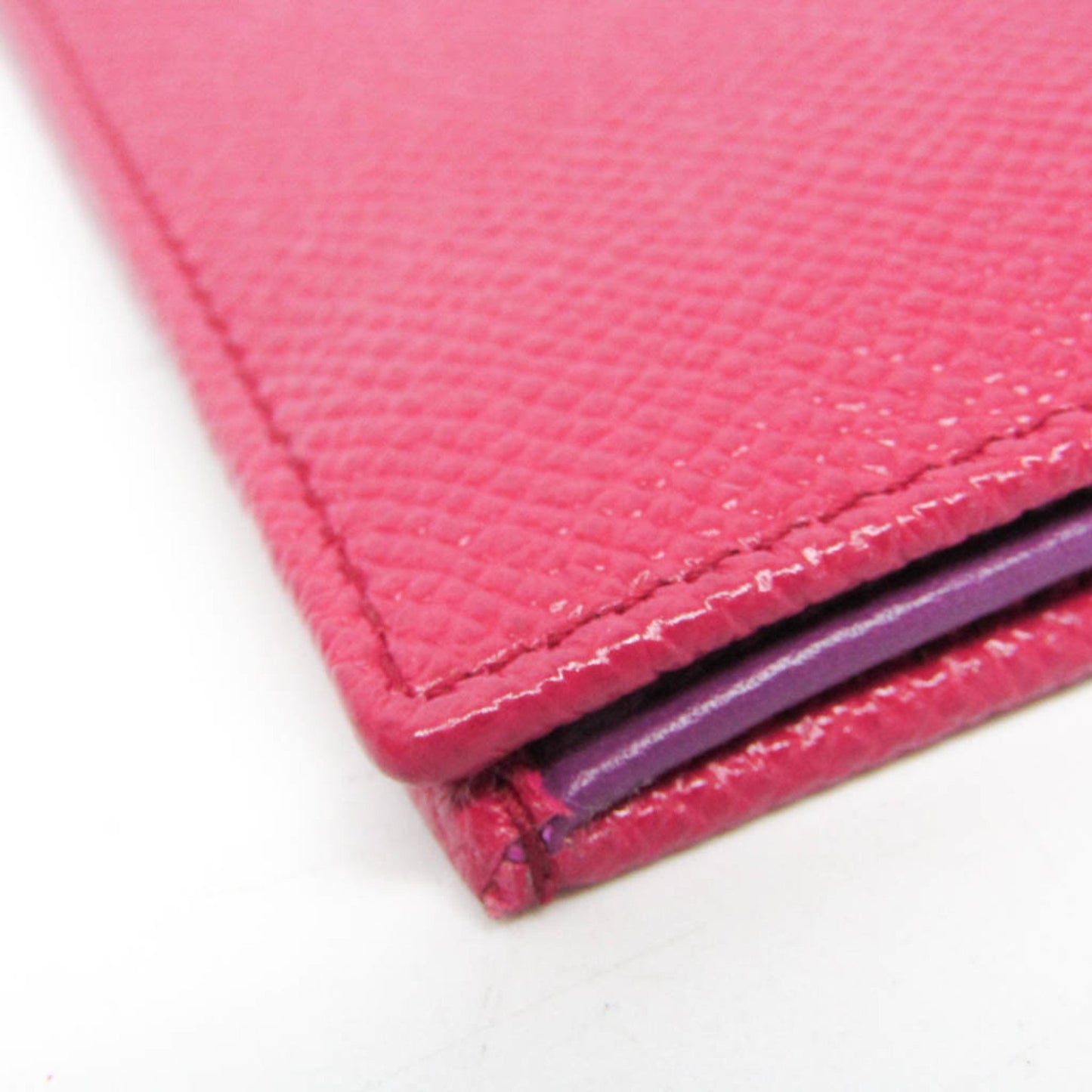 Bvlgari Bvlgari Bvlgari 287264 Leather Card Case Pink