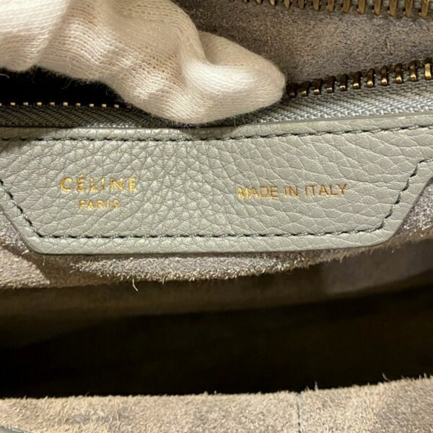 Celine Luggage Micro Shopper Bag Handbag Tote