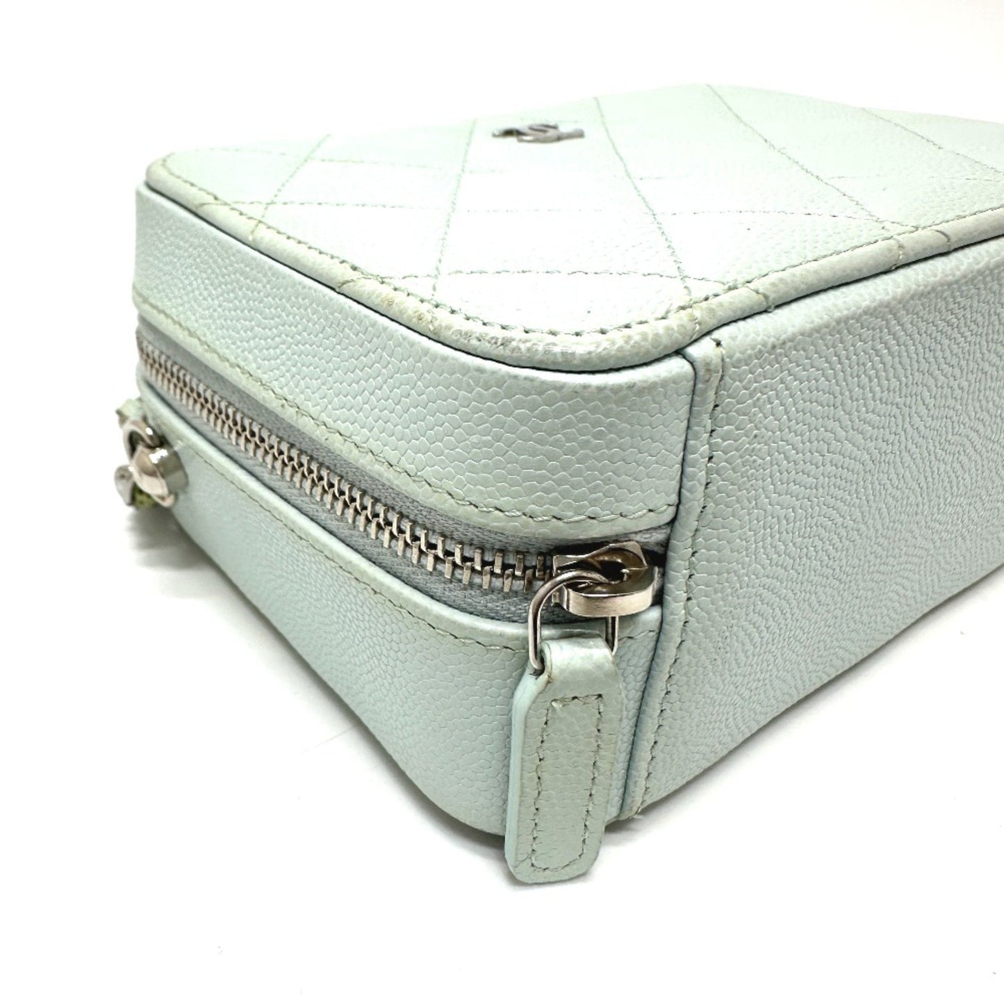 Chanel Ap2426 Cc Mark Chain Bag Pochette Bag Shoulder Bag Blue