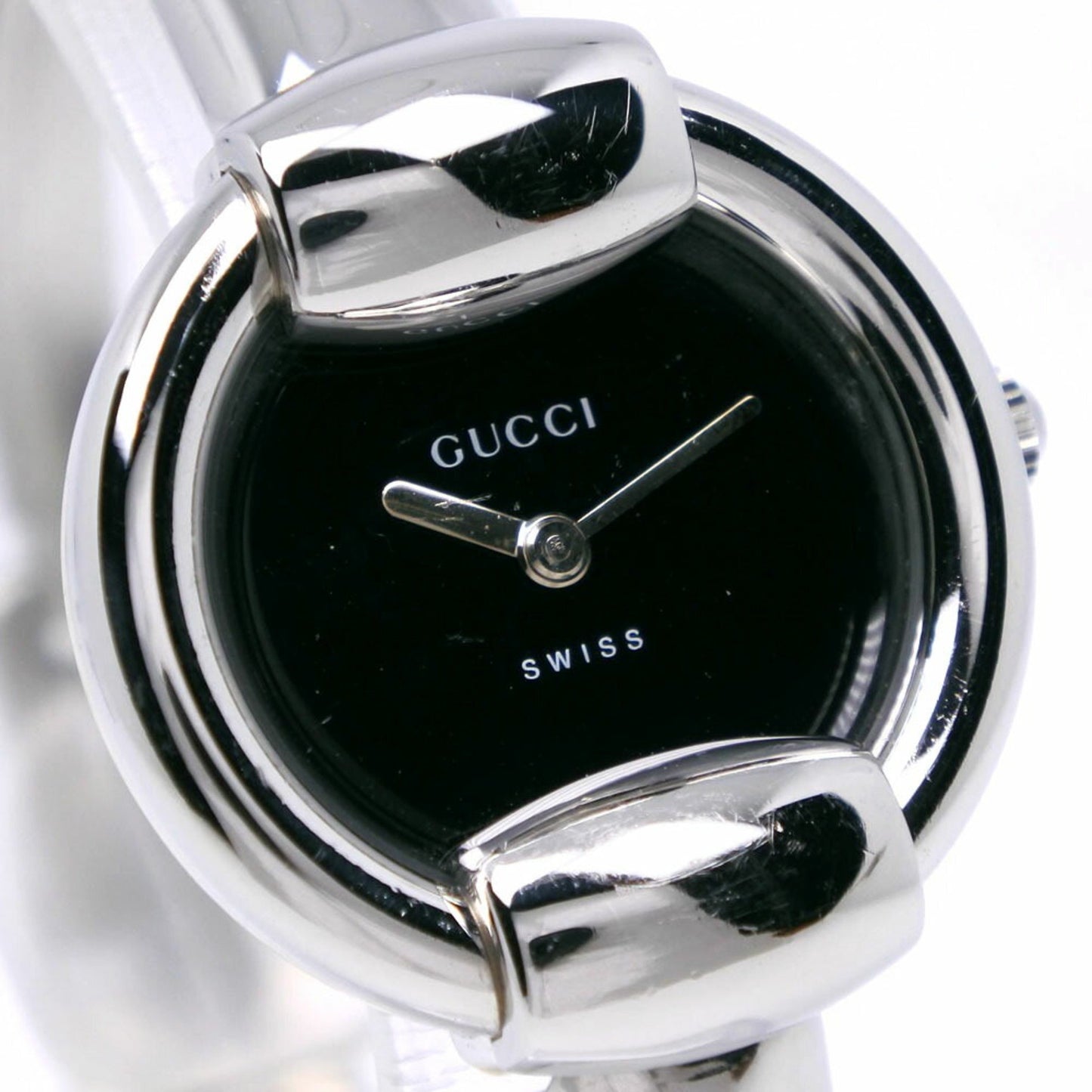 Gucci Gucci Watch 1400L Stainless Steel Quartz Analog Display Black Dial