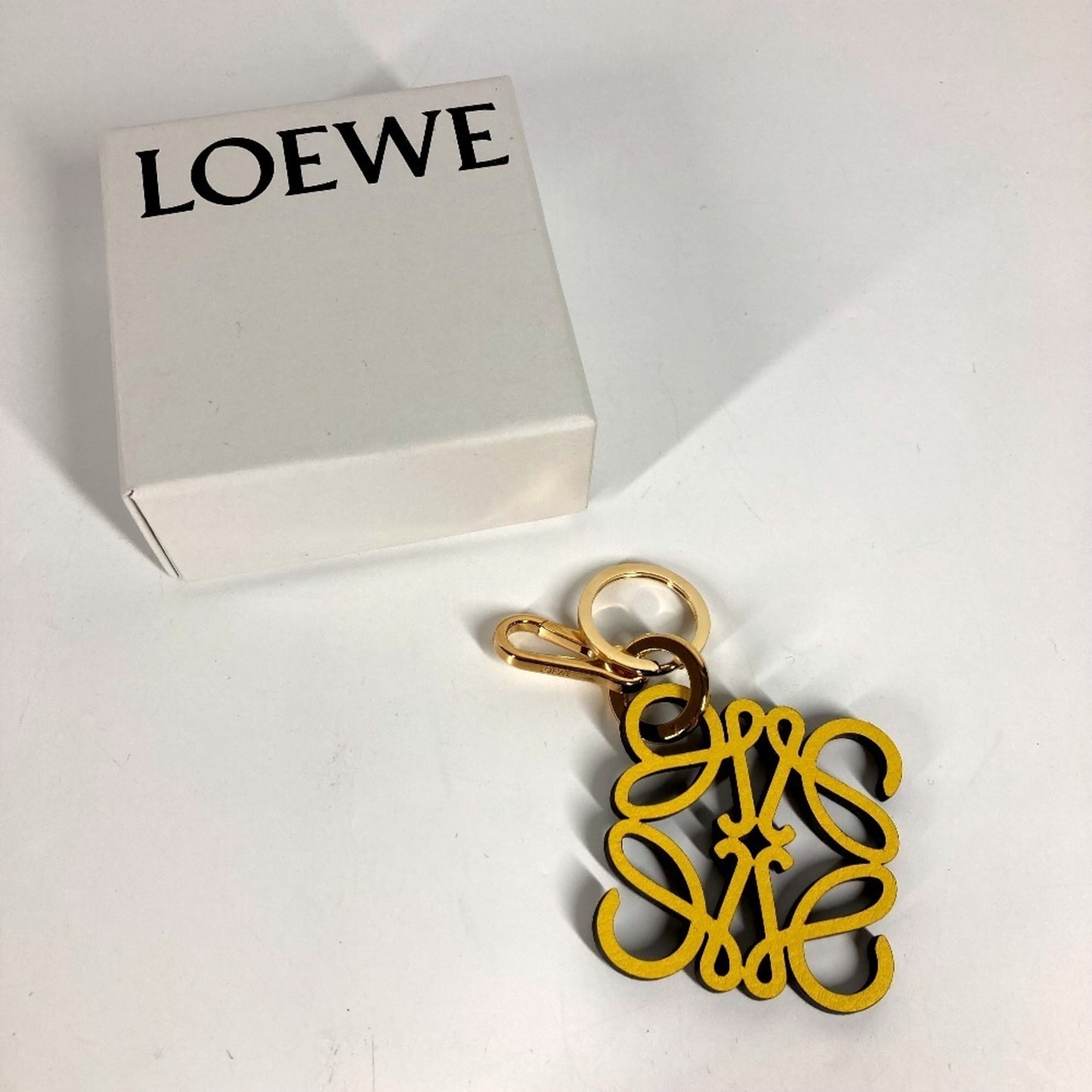 Loewe C821232X06 Logo Anagram Charm (Calf Leather) Bag Keychain Leather