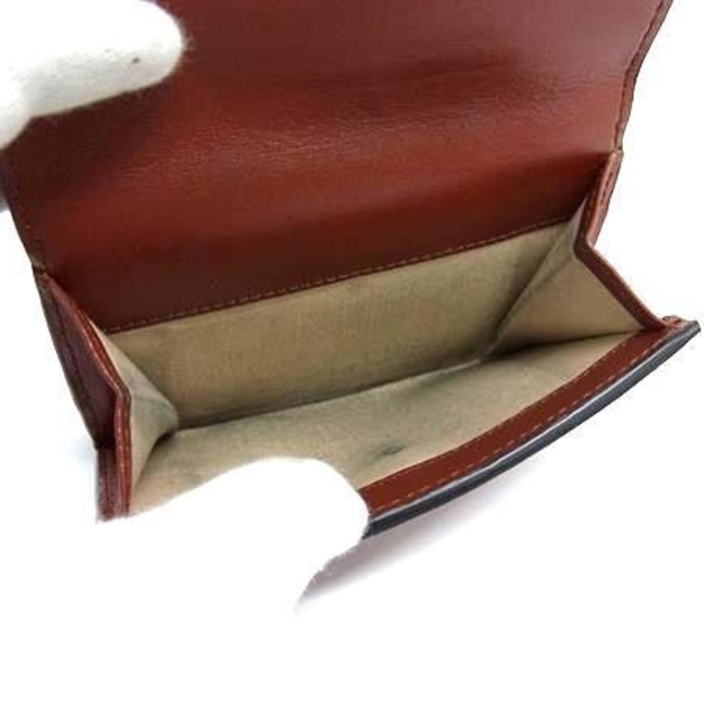 Chlo Chloe Wallet C Brown Leather