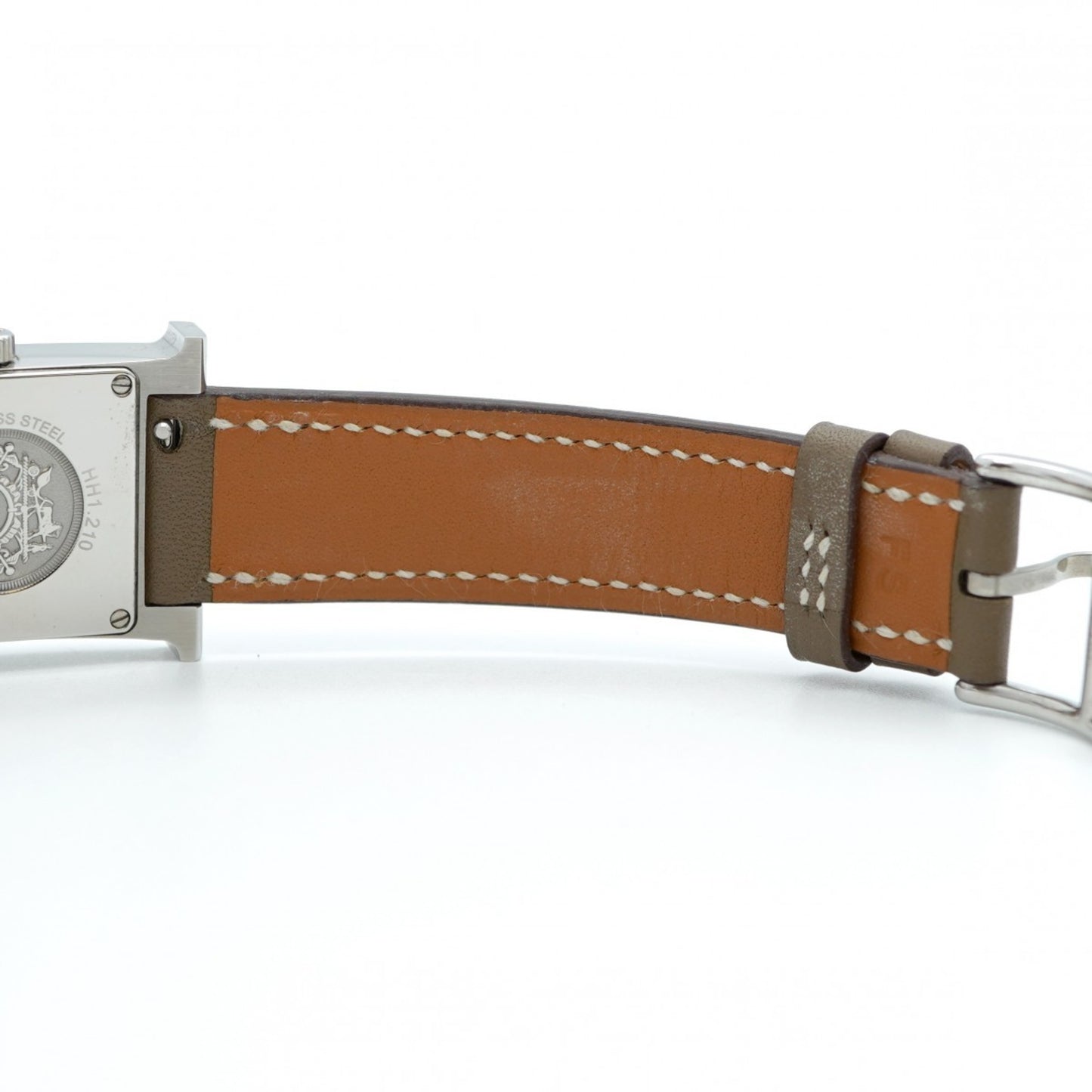 Herms H Watch Hh1.210 White Dial