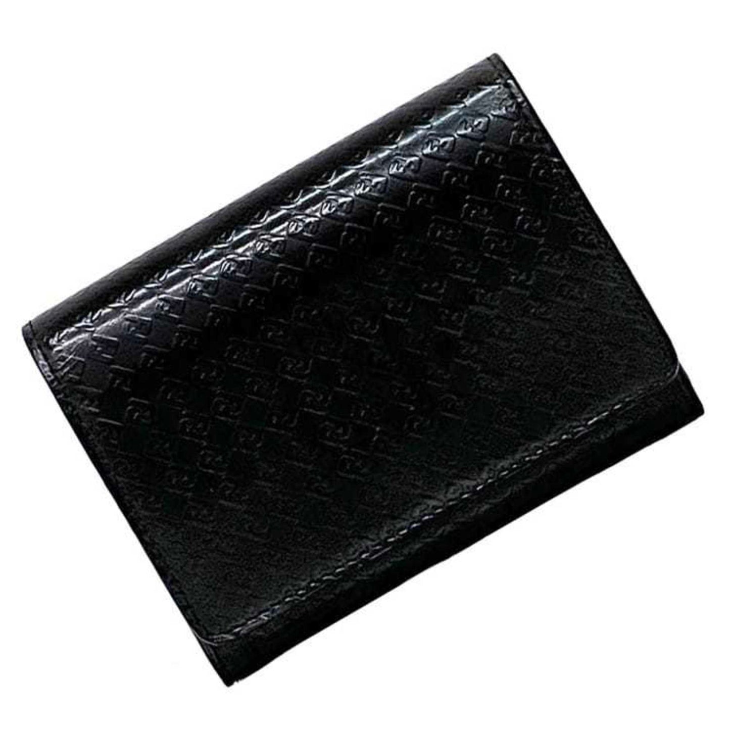 Fendi Card Case Ec-22688 Black Micro Zucca 7M0040 Business Holder Patent Leather 000Xh3 F0Xb8 Fendi