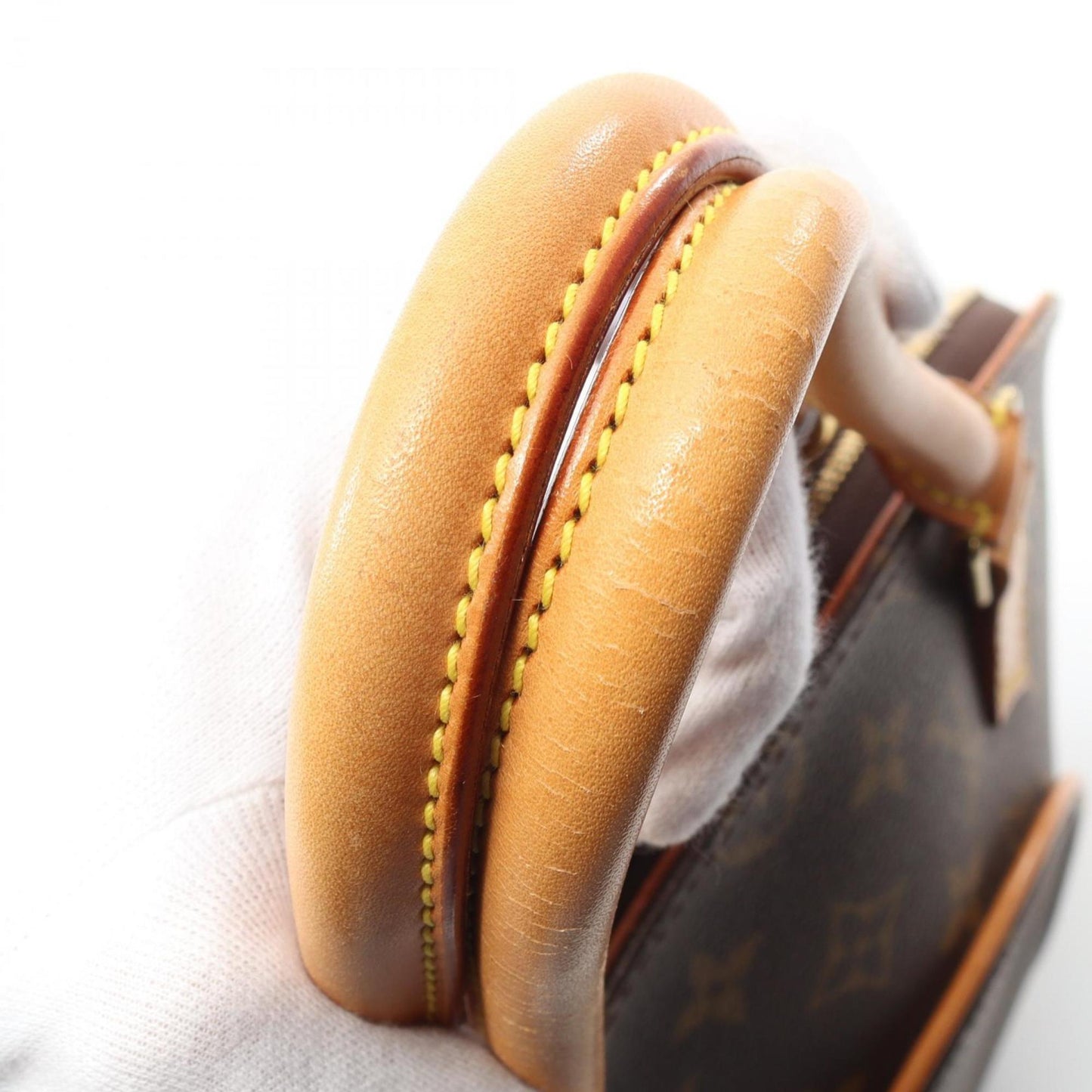 Louis Vuitton Ellipse Pm Monogram Handbag Coated Canvas Leather