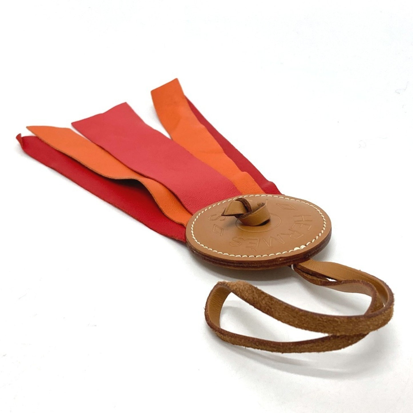 Hermes Paddock Flotte Bag Keychain Charm Anjou Milo