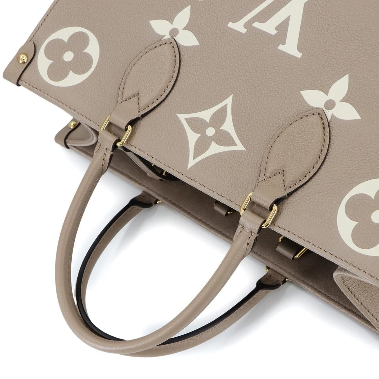 Louis Vuitton Two-Tone Monogram Empreinte On-The-Go Mm 2-Way Tote/Shoulder Bag