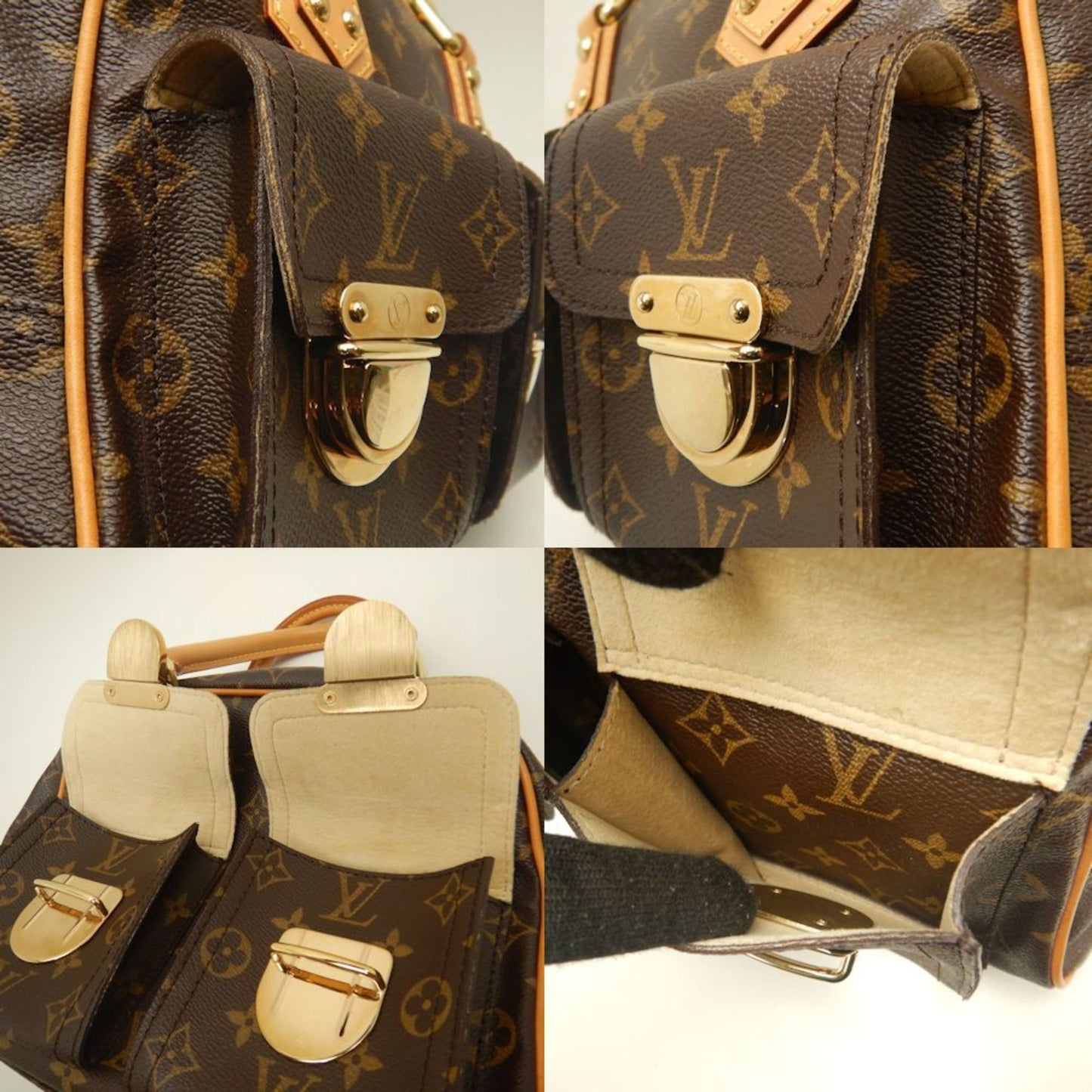Louis Vuitton Monogram Manhattan Pm M40026 Handbag