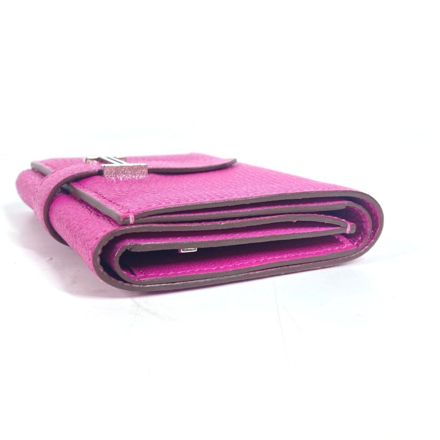 Hermes Bearn Compact Combination Wallet Tri-Fold Chevre