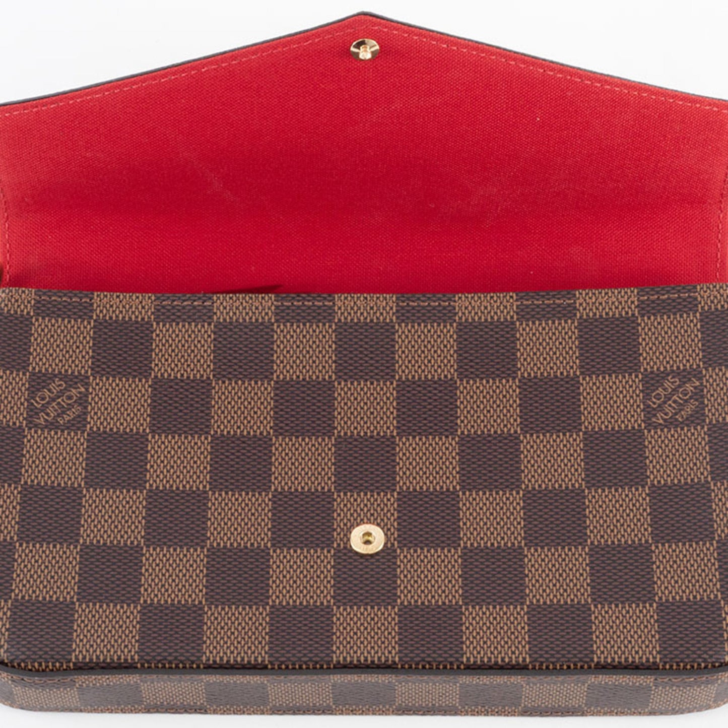 Louis Vuitton Pochette Felicie Shoulder Bag N63032 Damier Ebene Canvas