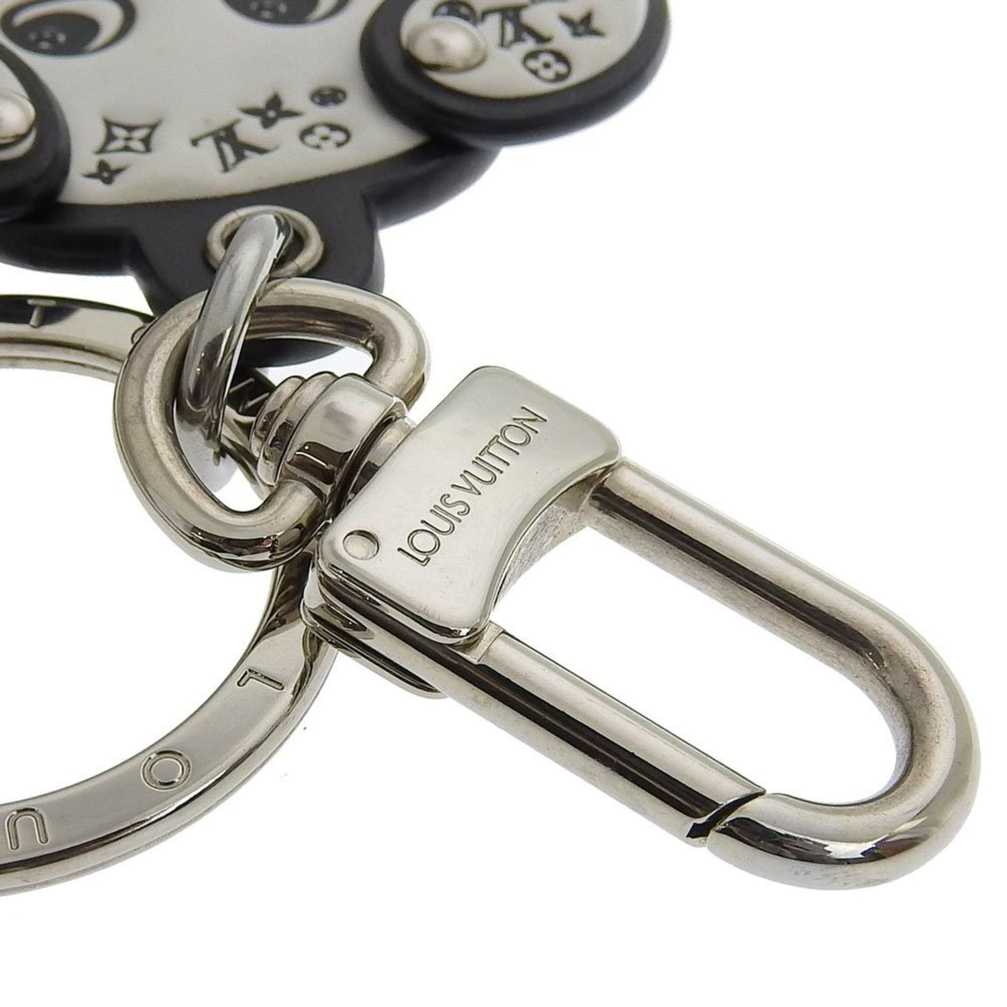 Louis Vuitton Louis Vuitton Porte Cle Lv Dalmatian M00746 Monogram Keychain Charm Dog