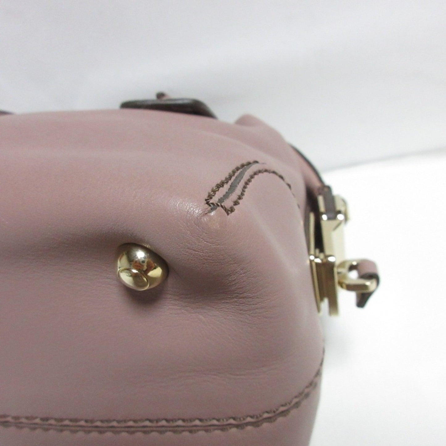 Tod'S D-Styling Mini Cow Leather 2Way Handbag Shoulder Bag Pink