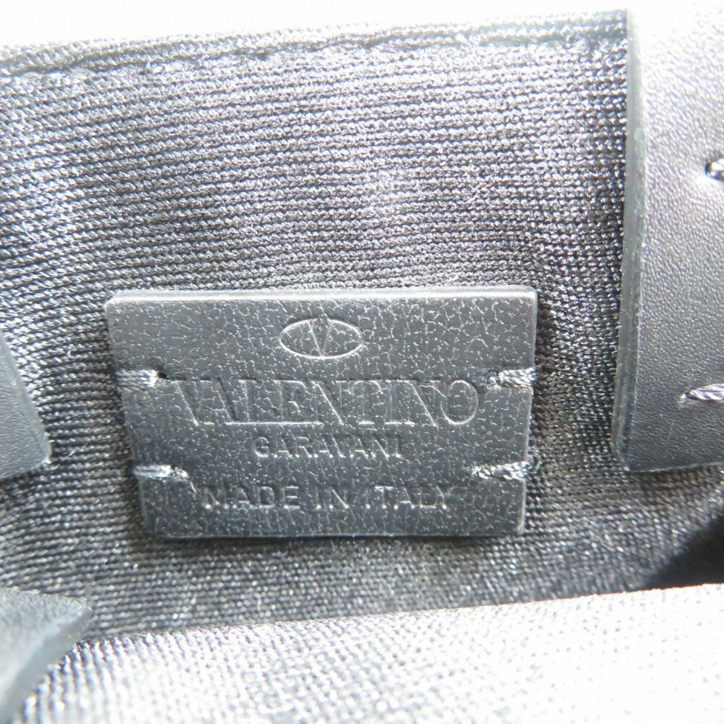 Unused Valentino Garavani Canvas Black Multicolor Shoulder Bag 0376Valentino Garavani