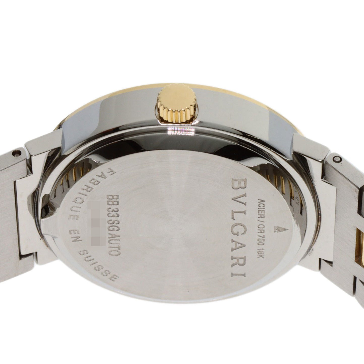 Bvlgari Bb33Sg Wristwatch Stainless Steel Ssxk18Yg K18Yg