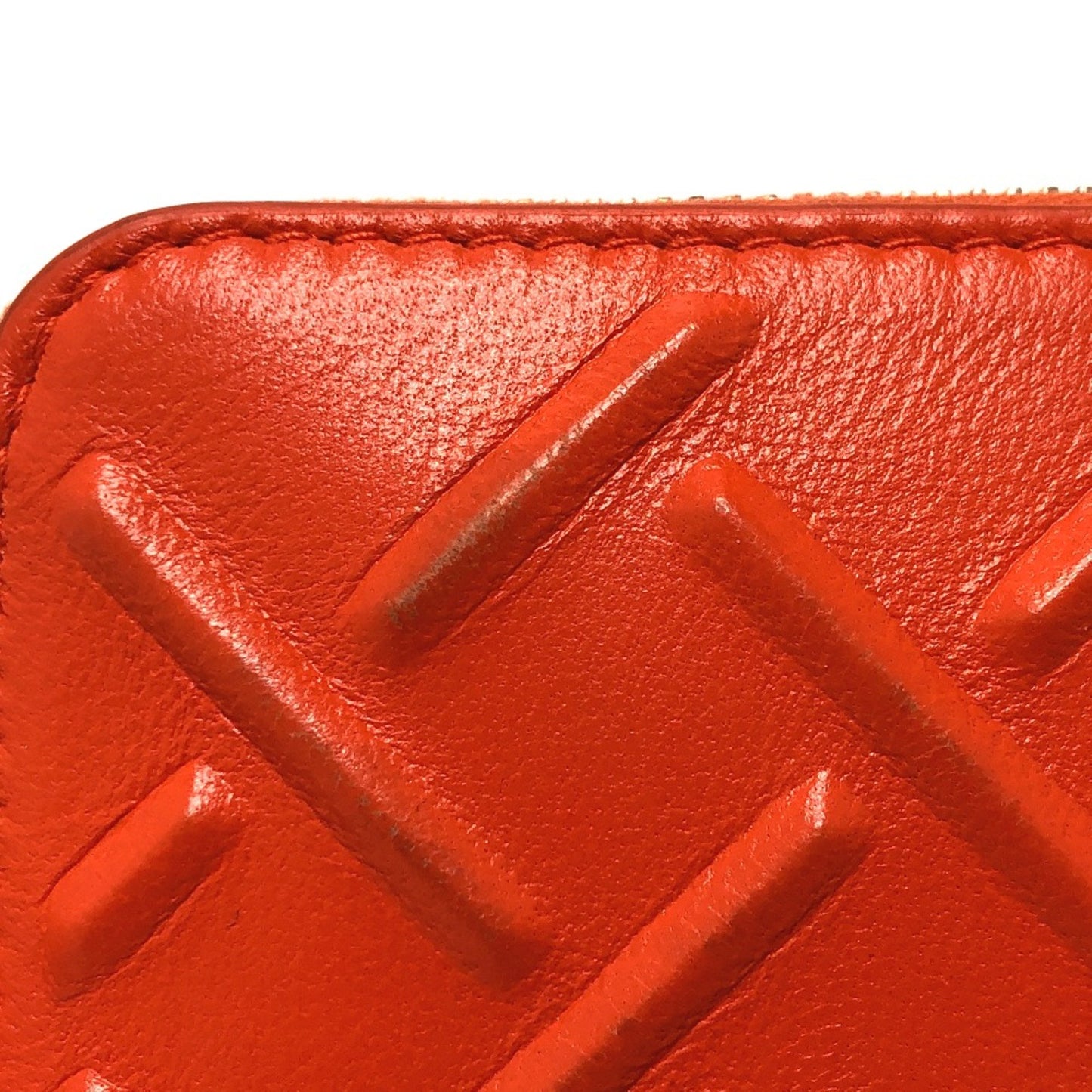 Bottega Veneta 593217 Long Wallet Orange Silverhardware