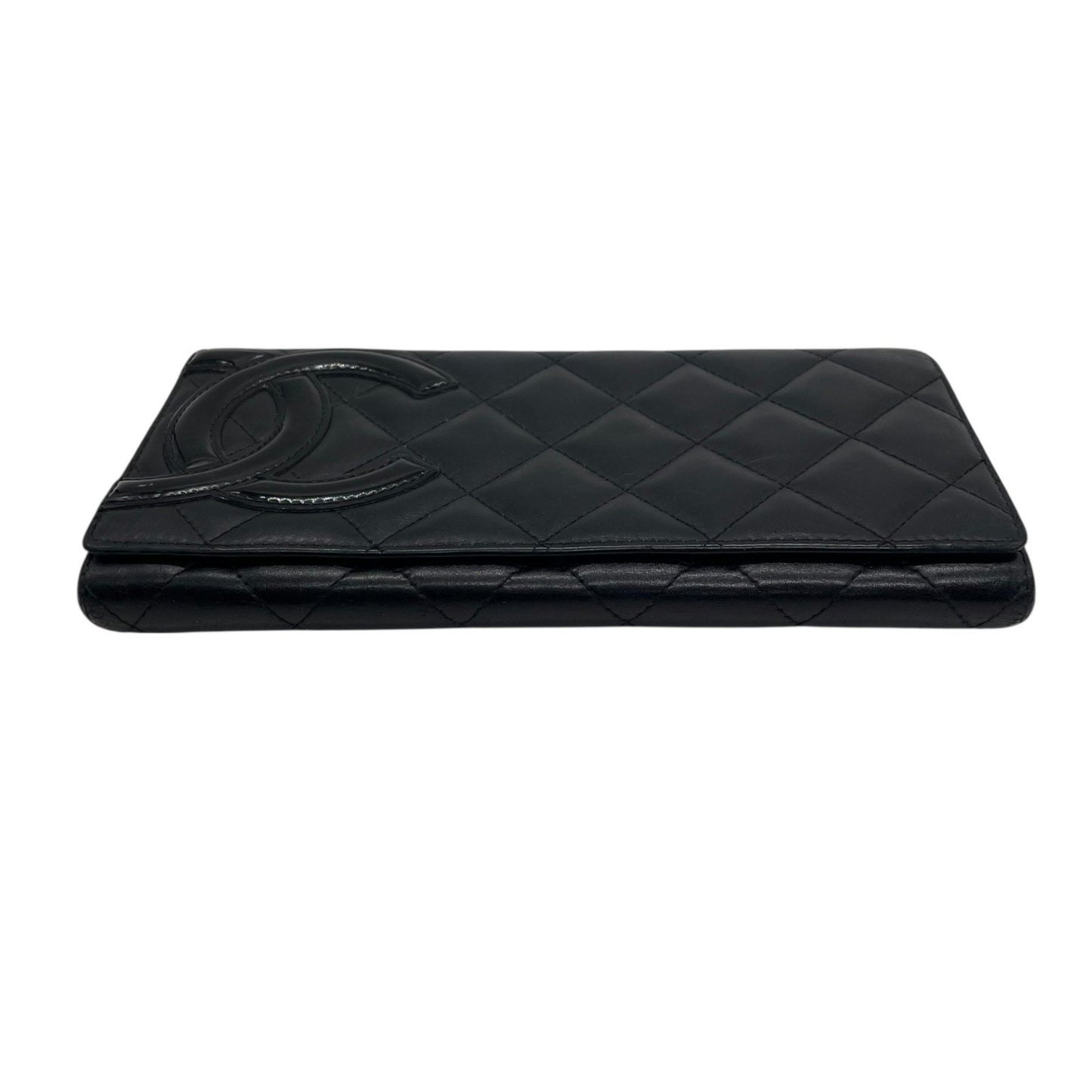 Chanel Cambon Line Bifold Long Wallet With Coco Mark